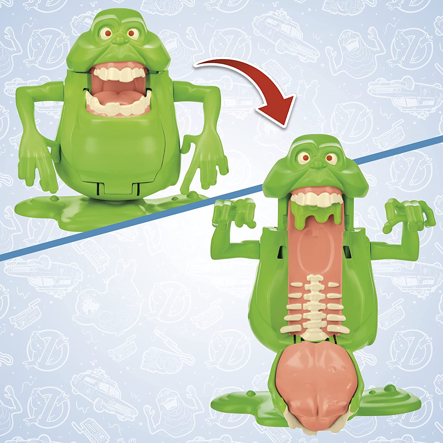 Ghostbusters Classic 1984 Slimer Action Figure - Collectible Toy for Fans, Halloween Decor & Movie Memorabilia Display