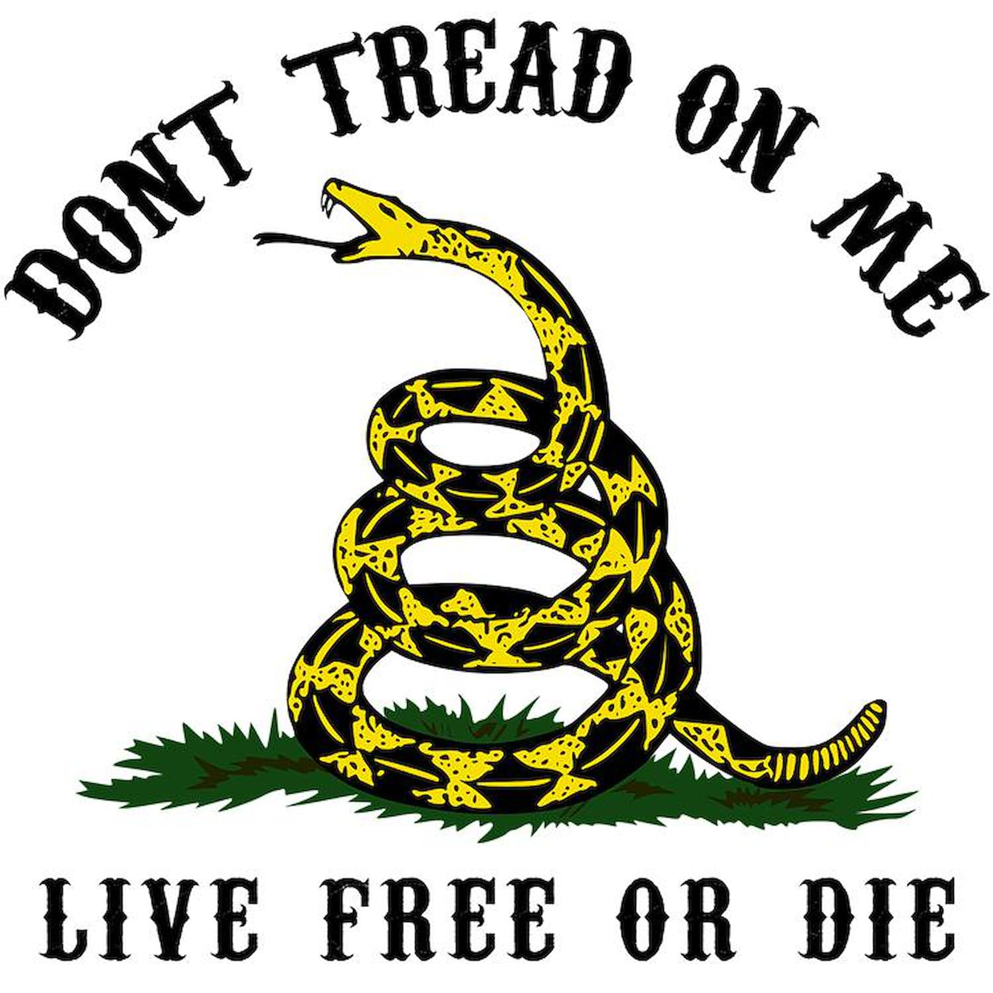 Don't Tread on Me 3x3 Inch Square Car Magnet - Heavy Duty Bumper Sticker for Cars, Trucks & Metal Surfaces - Patriotic American Flag Decal for Political Support, Veterans & Freedom Lovers (Great for Campaigns, Rallies & Everyday Pride)
