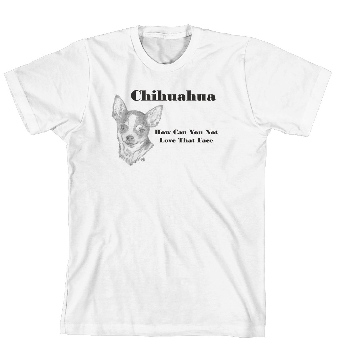 Cahoon's Closet Chihuahua Face Brand T-Shirt - Funny Dog Lover Tee for Casual Wear & Gifts