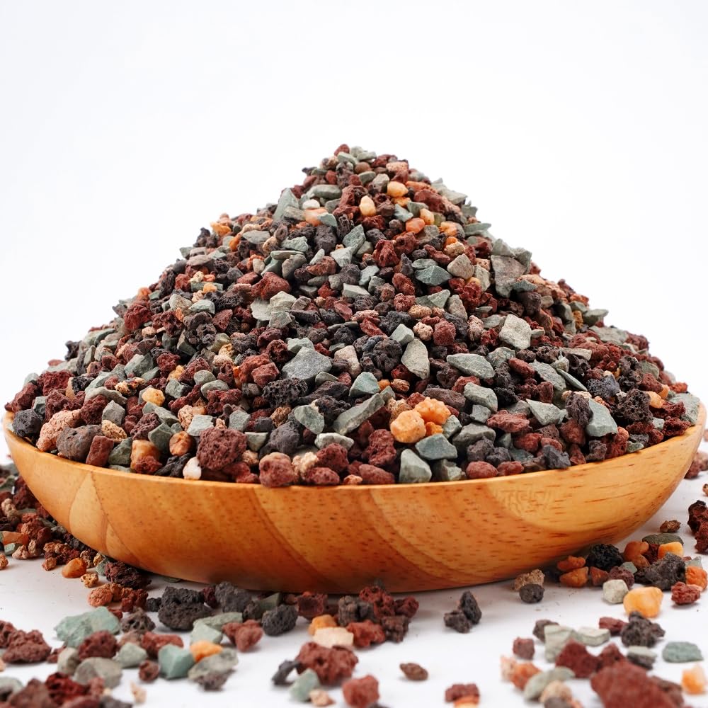 2lb Horticultural Lava Rocks - Natural Volcanic Stones for Bonsai, Succulent & Cactus Potting Soil Mix - Perfect for Planter Drainage, Air Plant Terrariums, Fairy Gardens & Vase Fillers - Ideal for Indoor/Outdoor Plants, Top Dressing & Decorative Landscaping