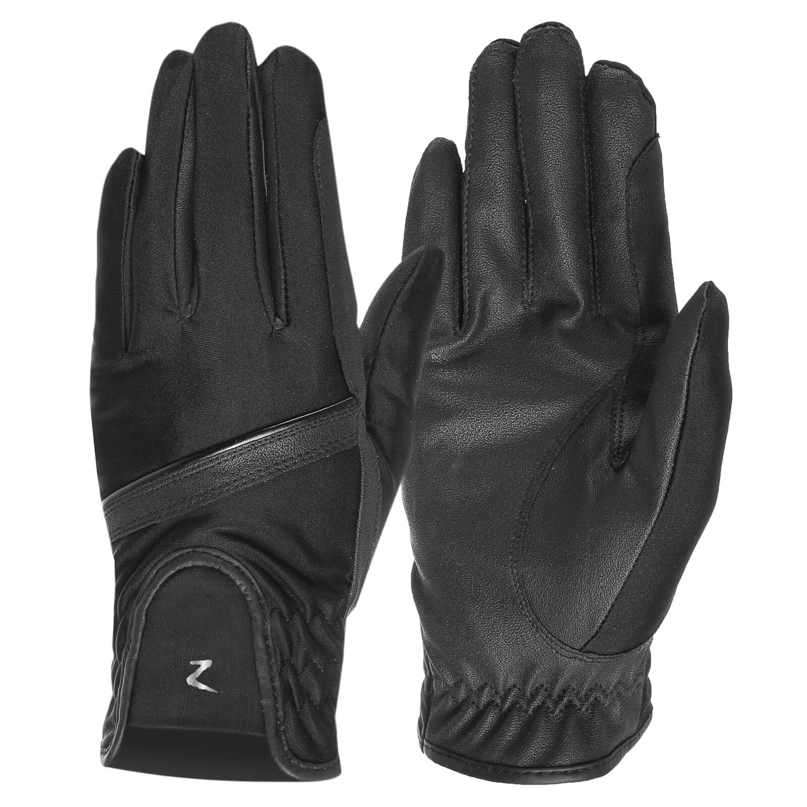 HORZE Evelyn Women's Breathable Riding Gloves - Lightweight Equestrian Gloves for Horseback Riding, Cycling & Outdoor Sports