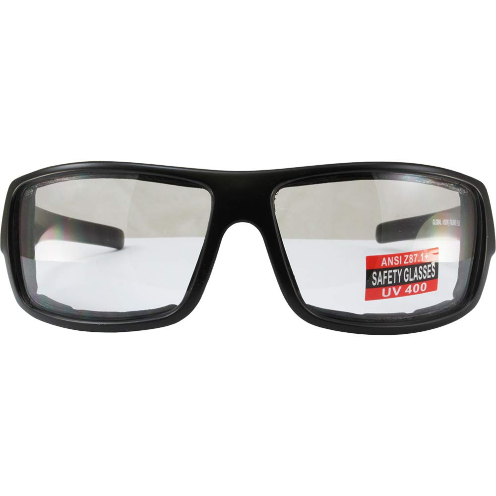 Global Vision Italiano Plus Foam Padding Sunglasses - UV Protection, Comfortable Fit for Running, Cycling & Outdoor Sports