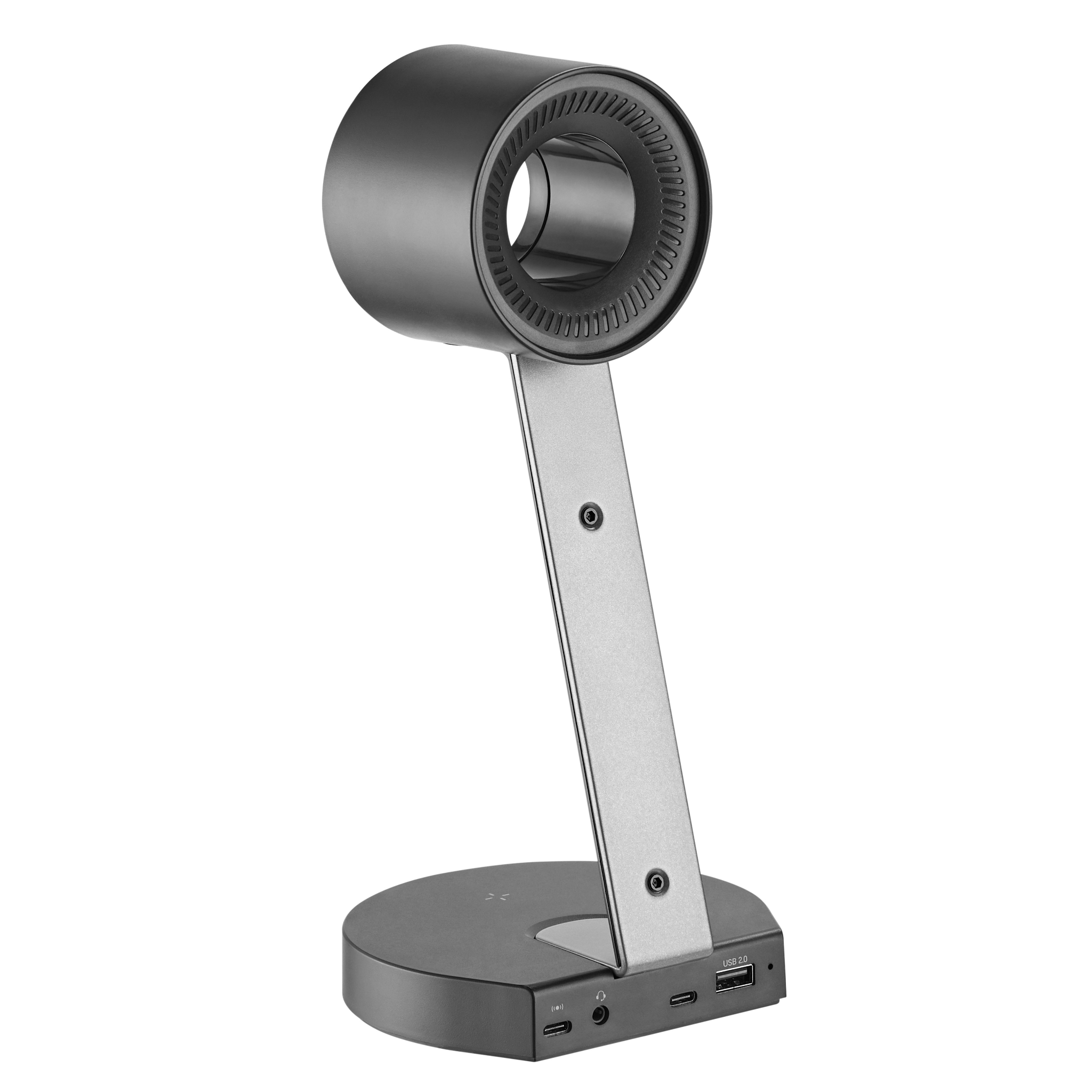 Orbit RGB Gaming Headphone Stand with Wireless Charging - LED Light Base for Headphones & Wireless Earbuds - Perfect for Gaming Setup, Office Desk, and Home Decor