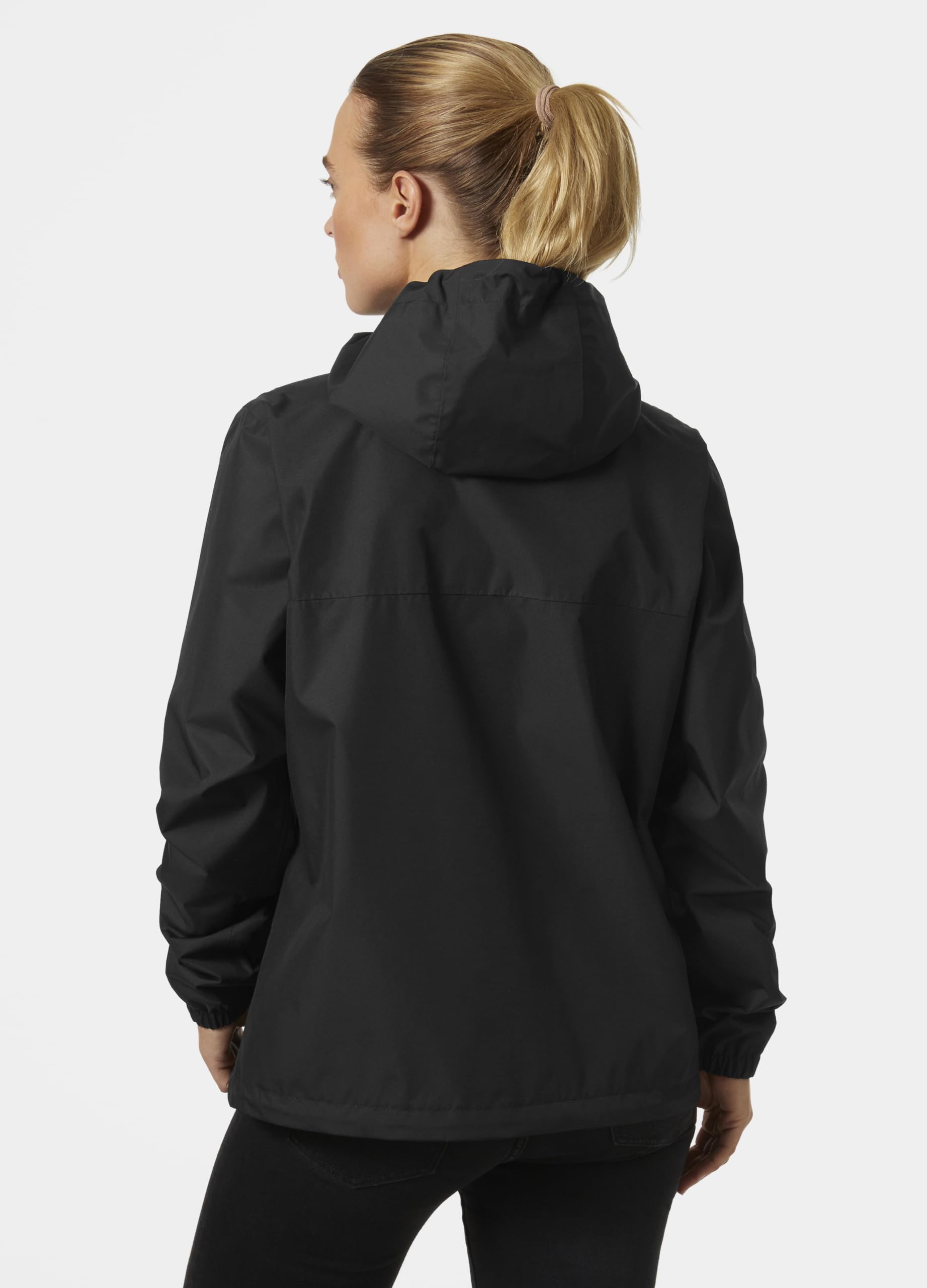 Helly-Hansen W Vancouver Waterproof Breathable Rain Jacket for Women - Lightweight Outdoor Windproof Jacket with Adjustable Hood | Perfect for Hiking, Camping & Everyday Rainy Weather