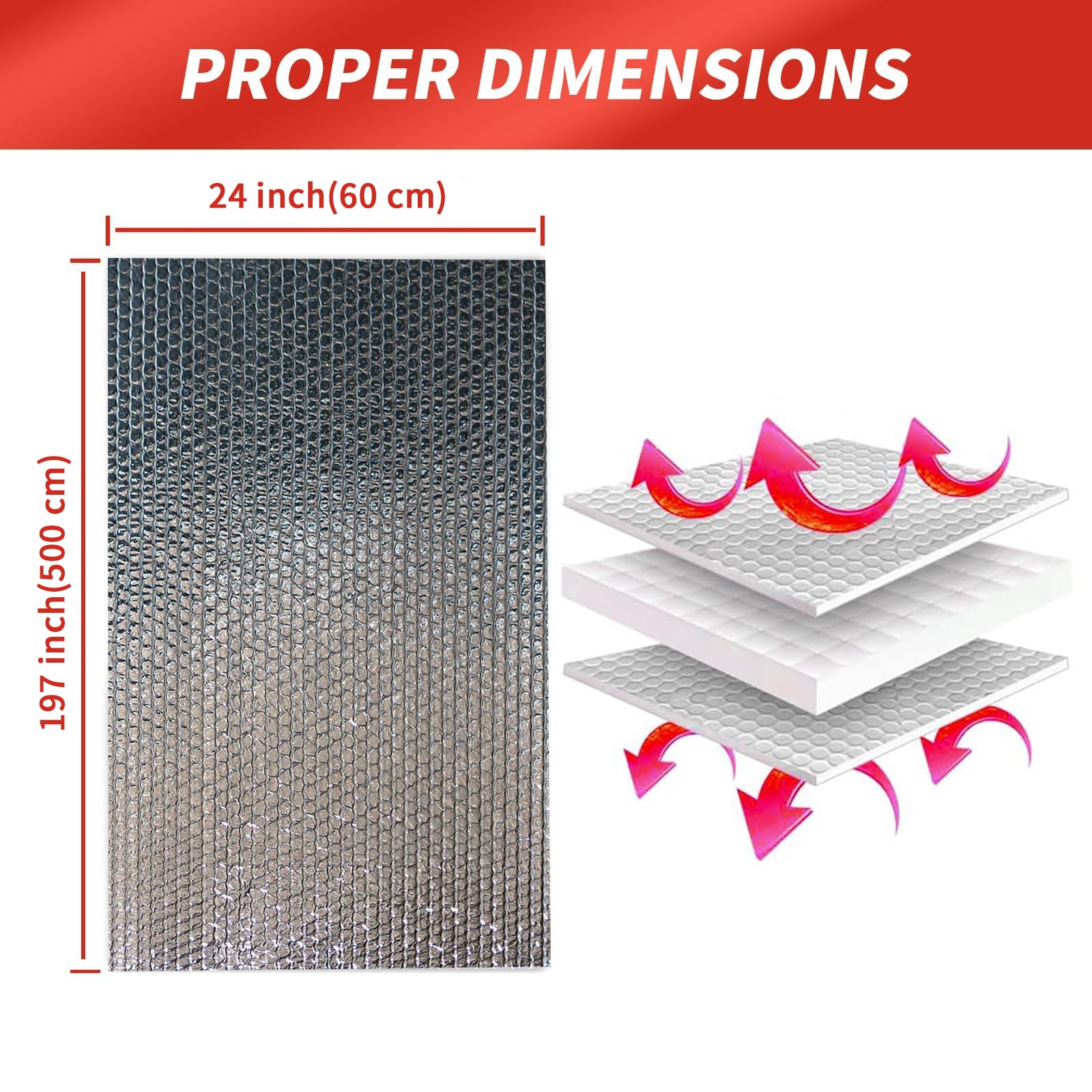 Aiglille Reflective Insulation Foam Roll - 24