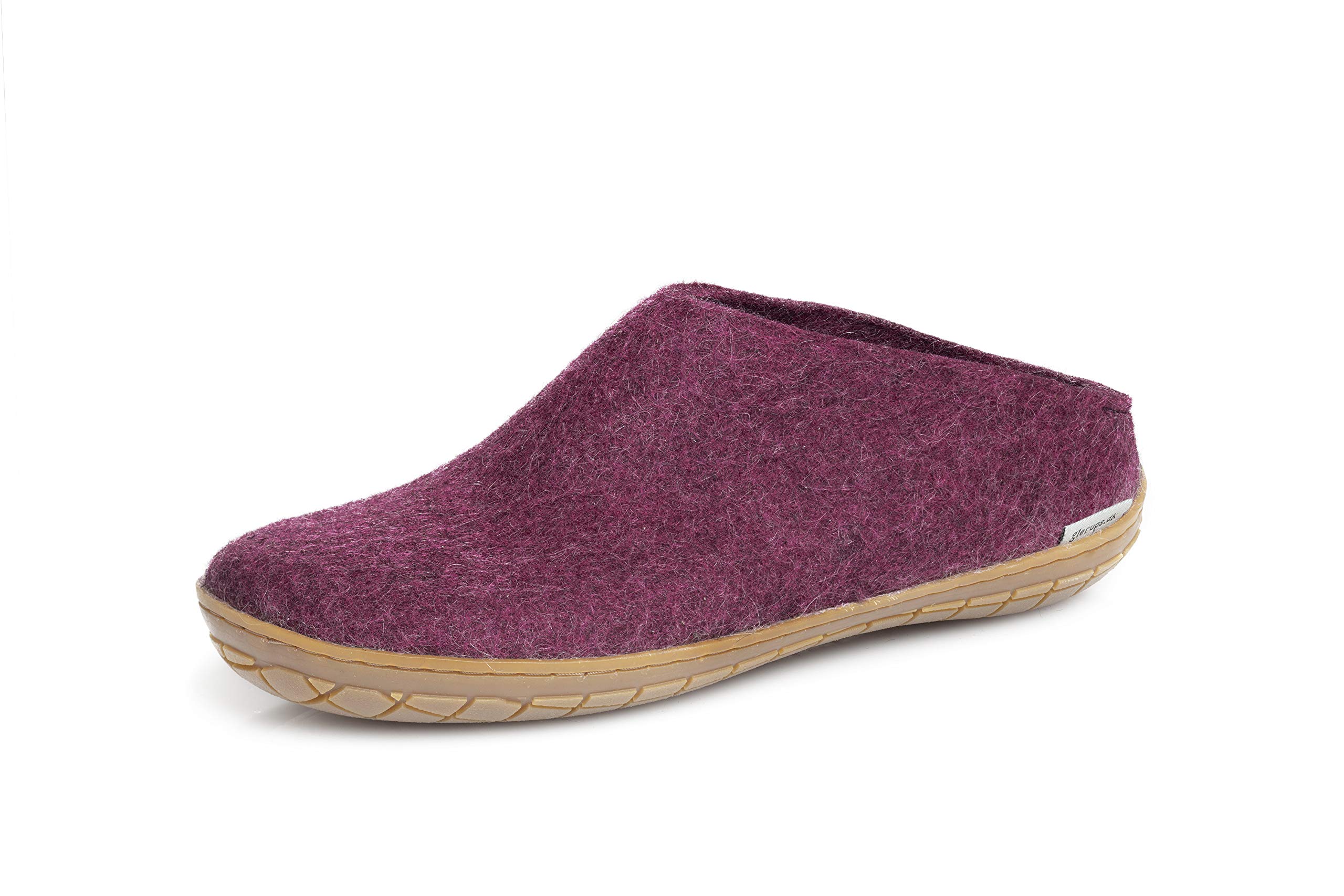 Premium Unisex Wool Slippers with Rubber Sole - GLERUPS Slip-On Indoor/Outdoor Comfort Shoes for Women & Men | Perfect for Home, Office, and Casual Wear