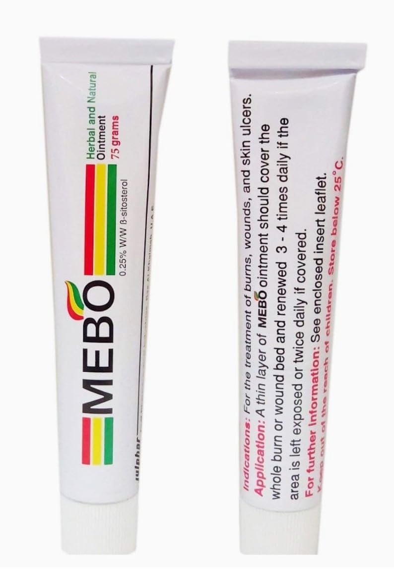 MEBO Burn Cream 75g - Fast Healing Ointment for Wounds & Scars | First Aid & Skin Care Solution for Burns
