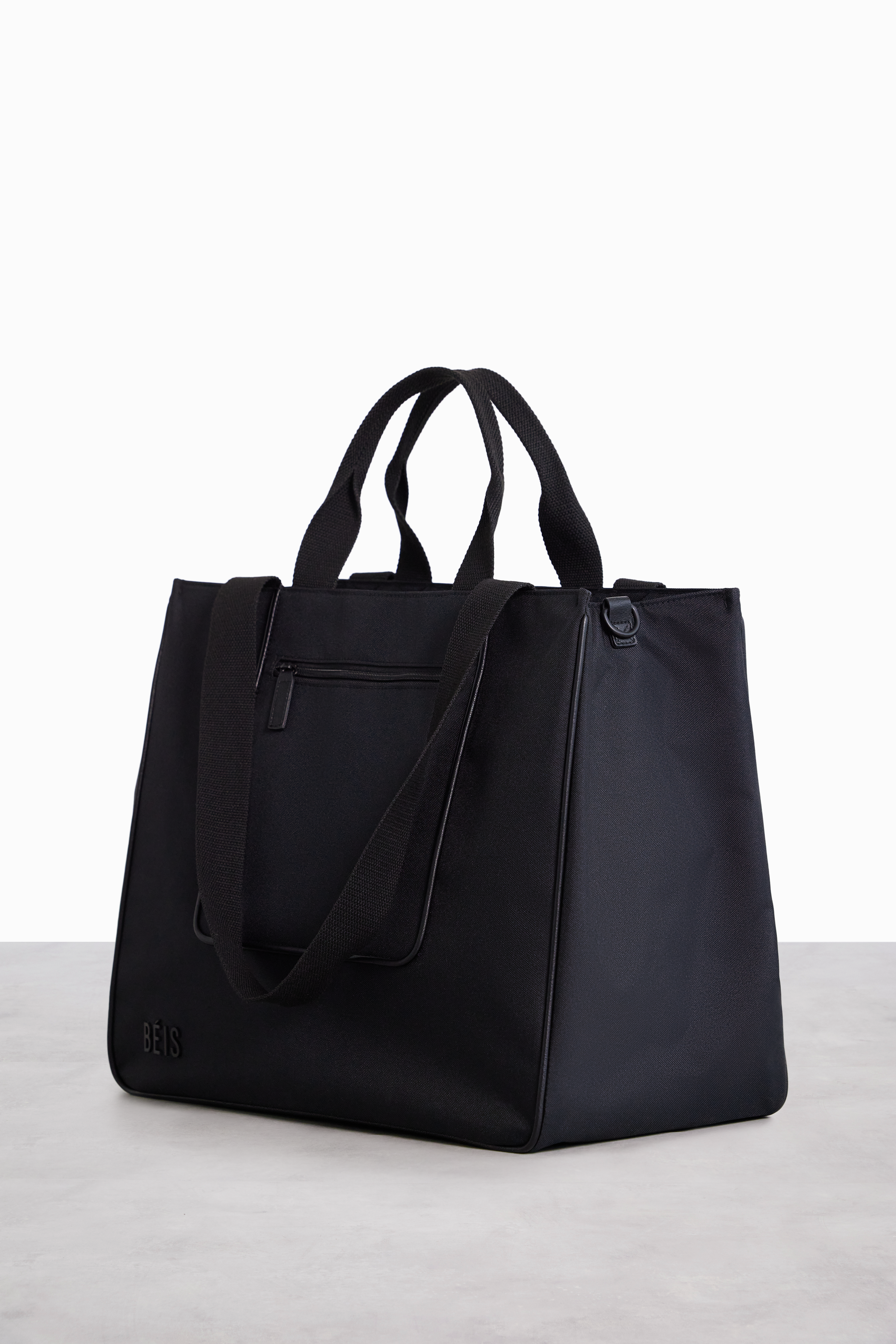 Premium Black East To West Tote Bag - Stylish & Spacious Handbag for Work, Travel & Everyday Use | Durable Women's Shoulder Bag for Office, Commute & Shopping