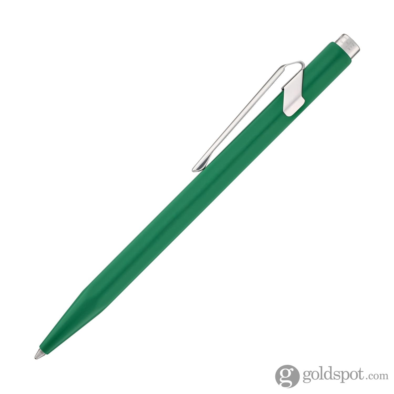 Premium Caran d'Ache 849 Metal Collection Ballpoint Pen - Elegant Green Ink Pen for Writing, Signing & Gifting - Perfect for Office, School & Luxury Everyday Use