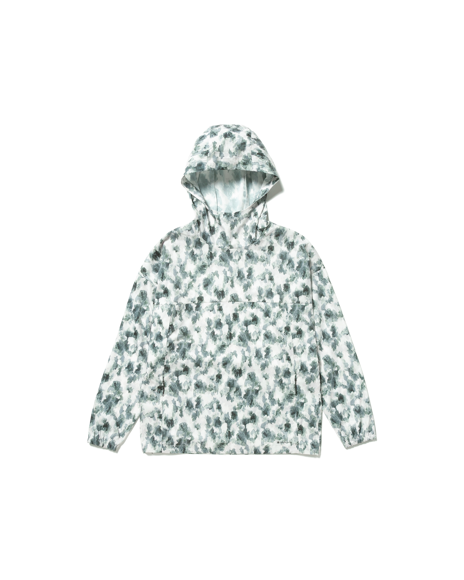 Printed Breathable Quick Dry Anorak Jacket - Lightweight Water-Resistant Windbreaker for Hiking, Running & Outdoor Activities
