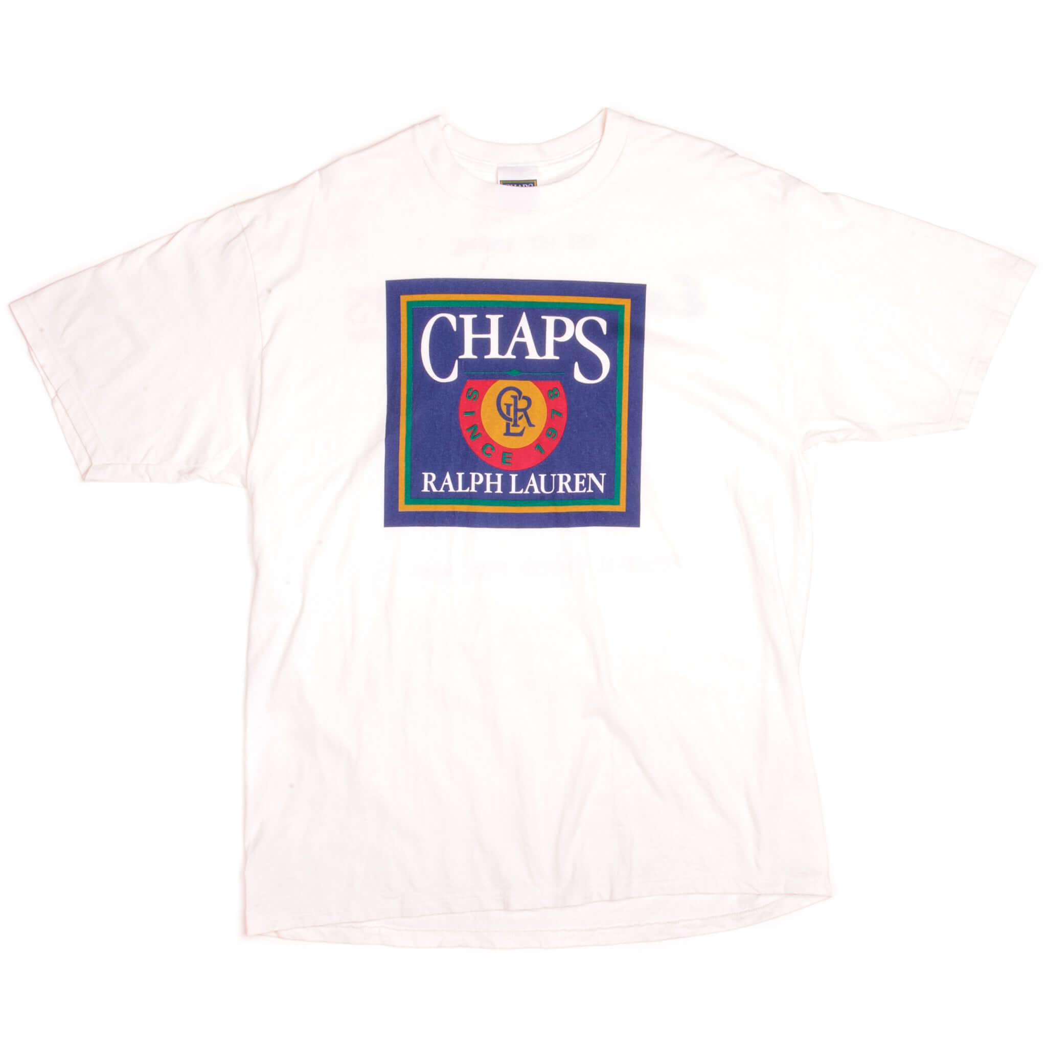 Vintage Ralph Lauren Chaps Esquire T-Shirt 1995 XL Made in USA - Classic Retro Style for Casual Wear & Collectors