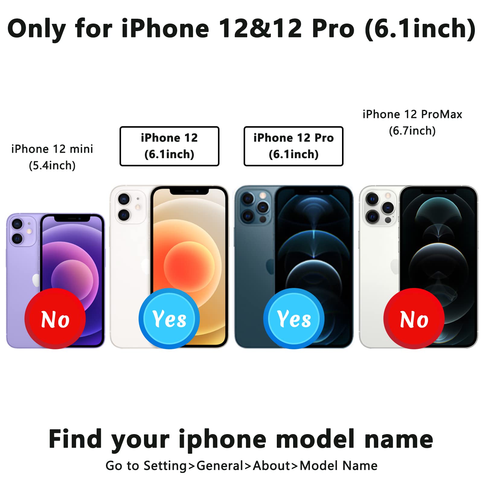 TopPerfekt iPhone 12/12 Pro Wallet Case with Card Holder & 360° Rotating Finger Ring Stand - RFID Blocking PU Leather Protective Flip Cover with Kickstand (6.1