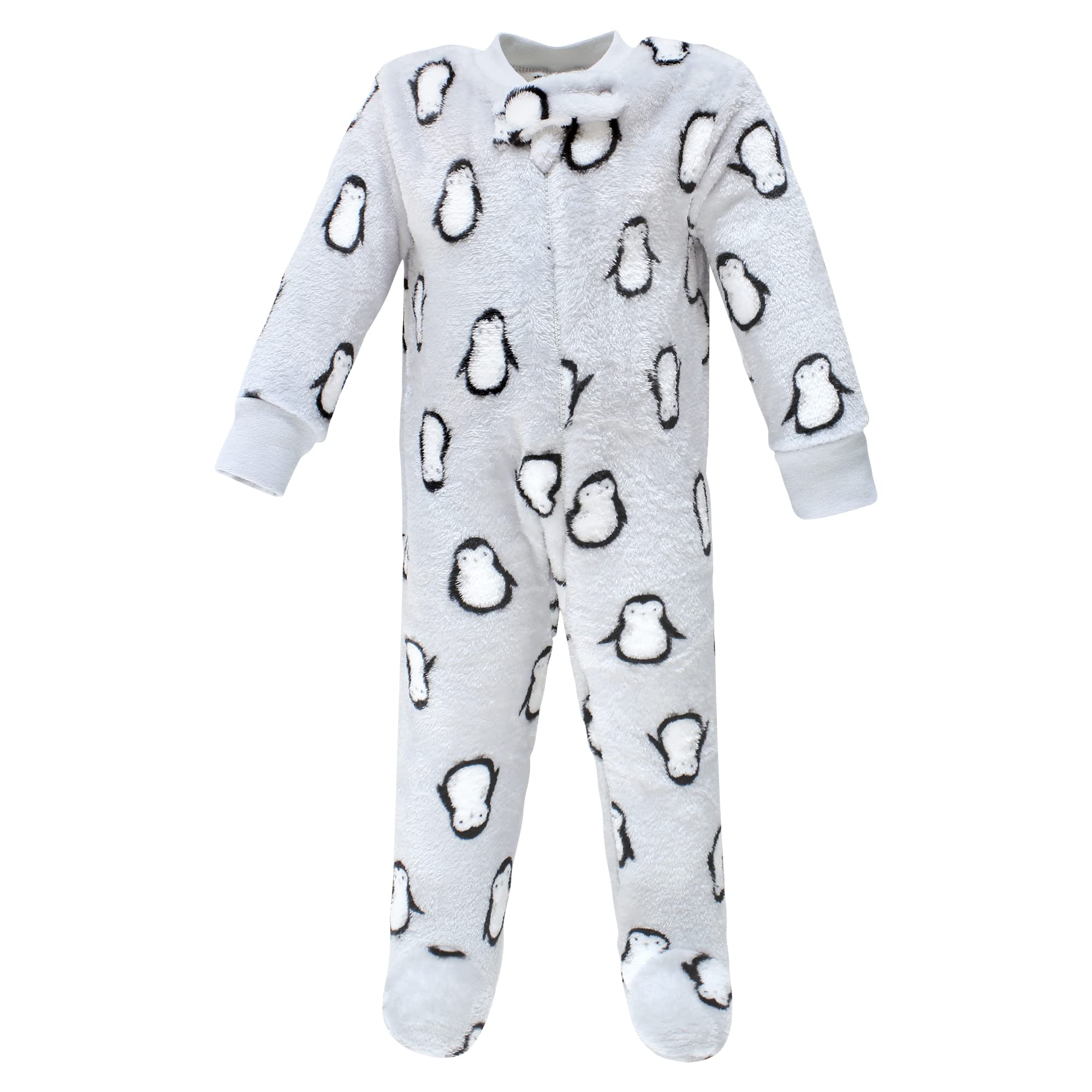 Hudson Baby Girls' Plush Sleep and Play Outfit - Soft & Cozy One-Piece Pajama Set for Infants & Toddlers - Perfect for Bedtime, Lounging & Photo Shoots