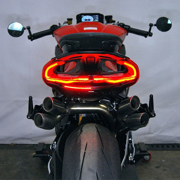 MV Agusta Brutale 1000 Fender Eliminator Kit (2019-2021) - Lightweight Tail Tidy for Motorcycle Customization & Clean Rear End Look - Perfect for Street Bikes and Performance Upgrades