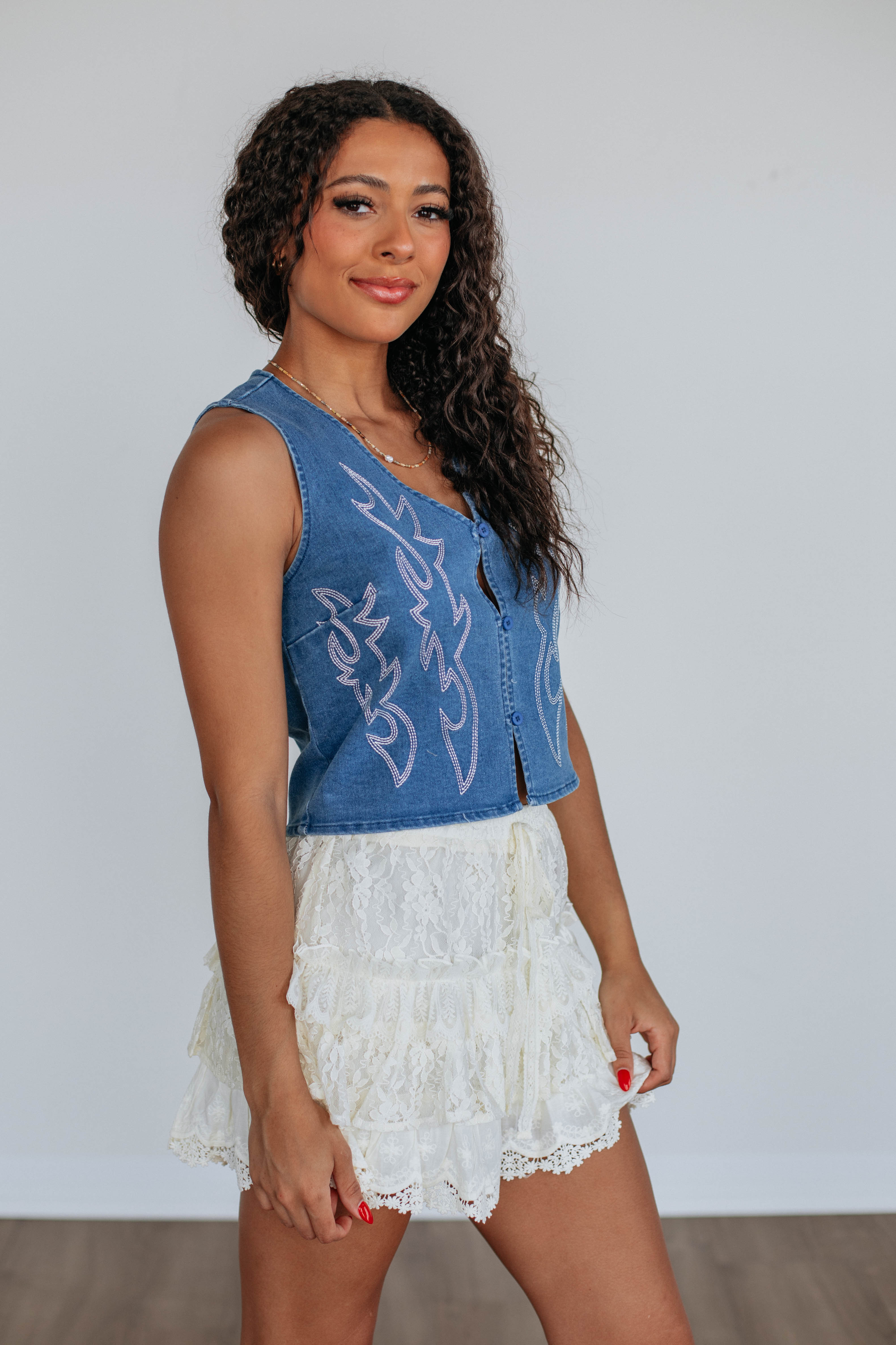 Boone Denim Vest for Men & Women - Stylish & Comfortable Denim Jacket for Casual Wear, Outdoor Activities & Layering