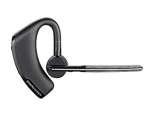 Plantronics Voyager Legend Bluetooth Headset - Single Ear (Monaural) Wireless Headphone with Noise Cancelling for PC, Mac, Tablet & Smartphone - Perfect for Office Calls, Remote Work & Driving - Black