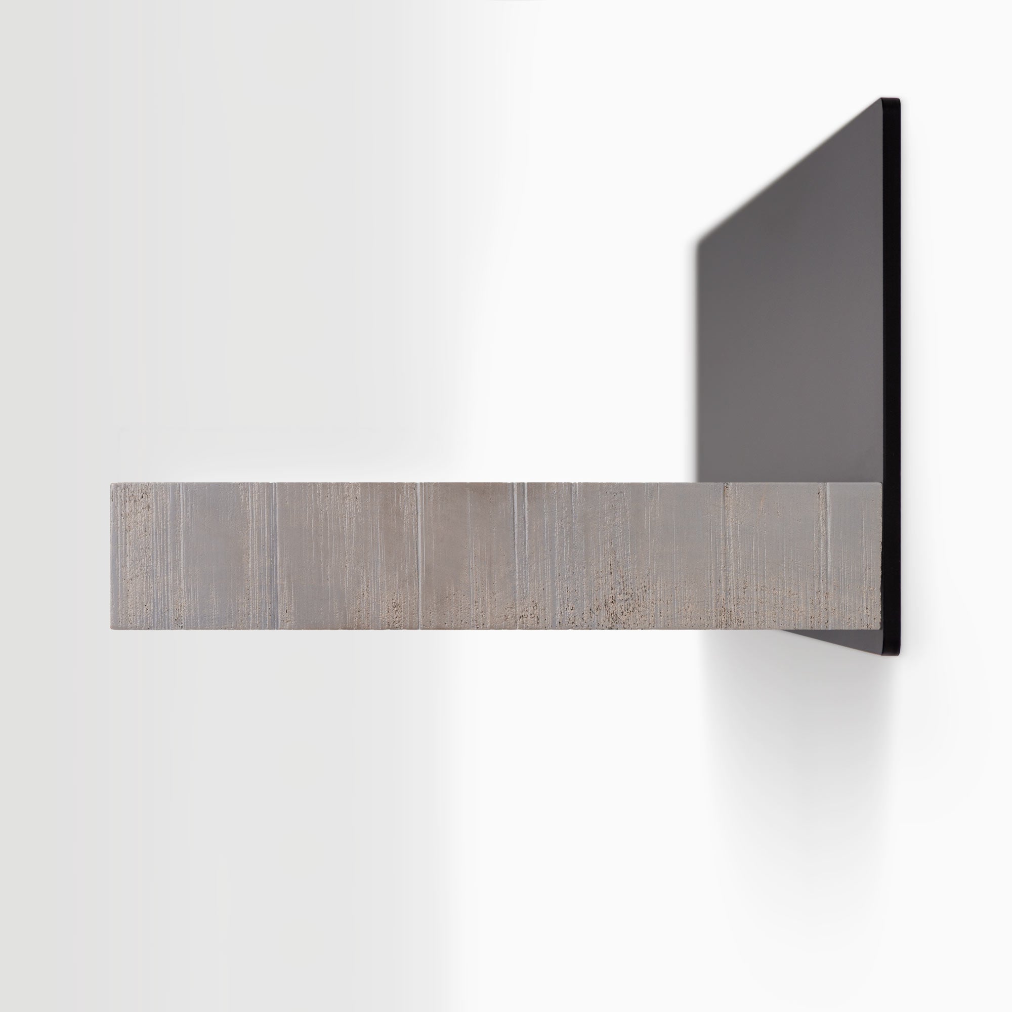 Rustic Floating Shelf - Skaksel Hatch Grey Wooden Wall Shelf for Living Room, Bathroom & Kitchen Decor | Modern Farmhouse Style Home Organization