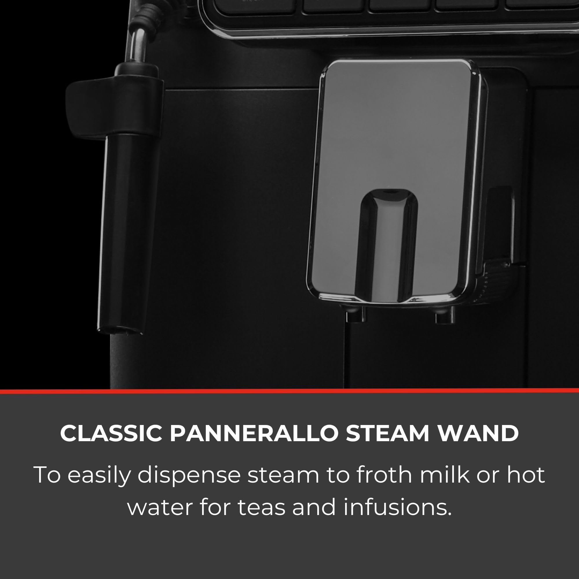 Gaggia Cadorna Style RI9600/01 Automatic Espresso & Cappuccino Machine - 1900W Coffee Maker for Whole Bean or Ground Coffee, 2-Cup Capacity, Black, Made in Italy - Perfect for Home Baristas & Coffee Lovers