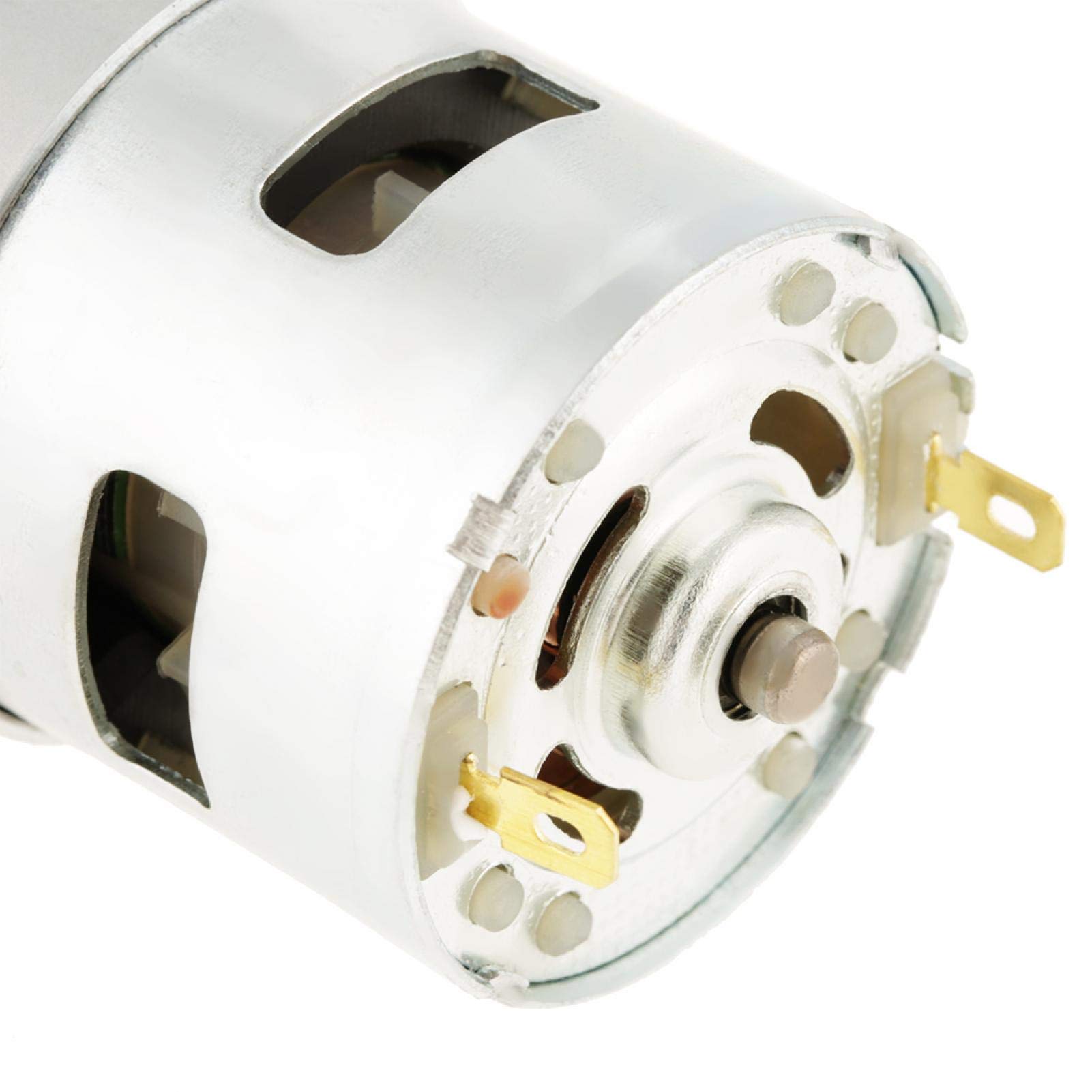 12V DC High Speed Micro Geared Brushed Motor - Powerful Mini Electric Motor for DIY Robots, Power Tools, RC Cars & STEM Projects | Perfect for Hobbyists, Makers & Engineering Applications