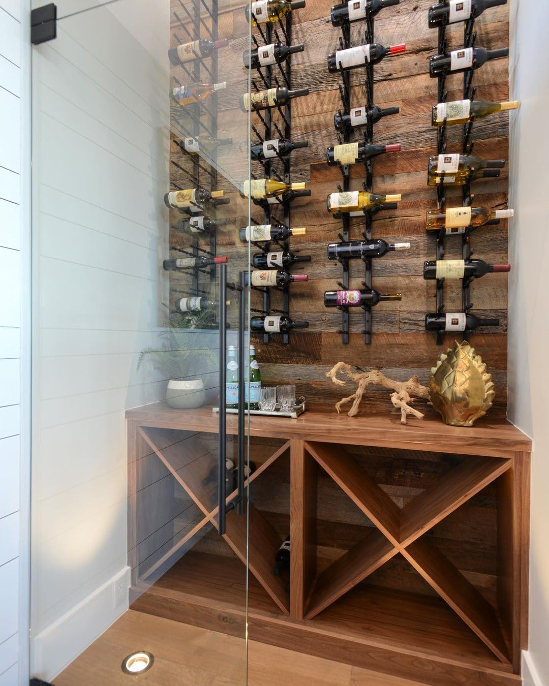 Ultra Wine Racks Wall Mounted - 4ft x 3in Matte Black Wine Storage (Holds 36 Bottles) - Perfect for Kitchen, Dining Room & Home Bar Organization