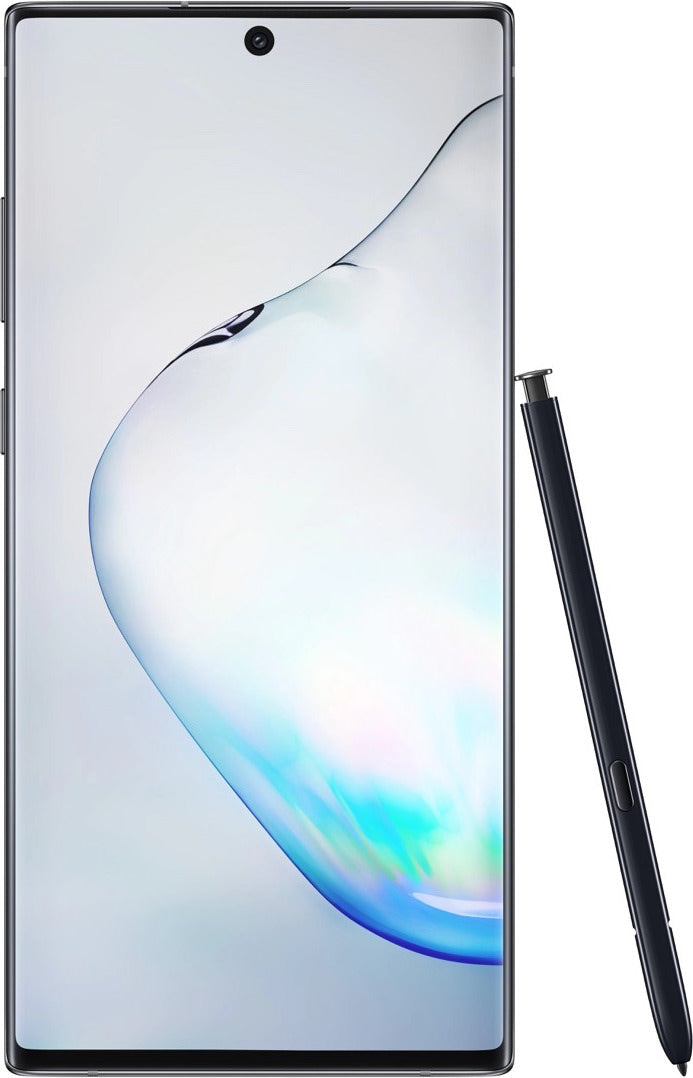 Samsung Galaxy Note 10 Plus 5G 512GB Aura Black Smartphone (T-Mobile Compatible) - Premium Business Phone with S Pen for Productivity & Entertainment