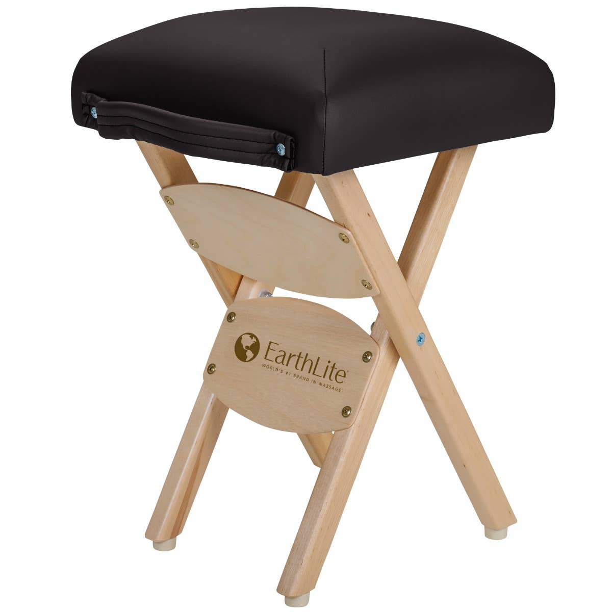 Portable Folding Massage & Tattoo Stool - Adjustable Height Beauty Salon Chair for Tattoo Artists, Massage Therapists & Home Spa Use