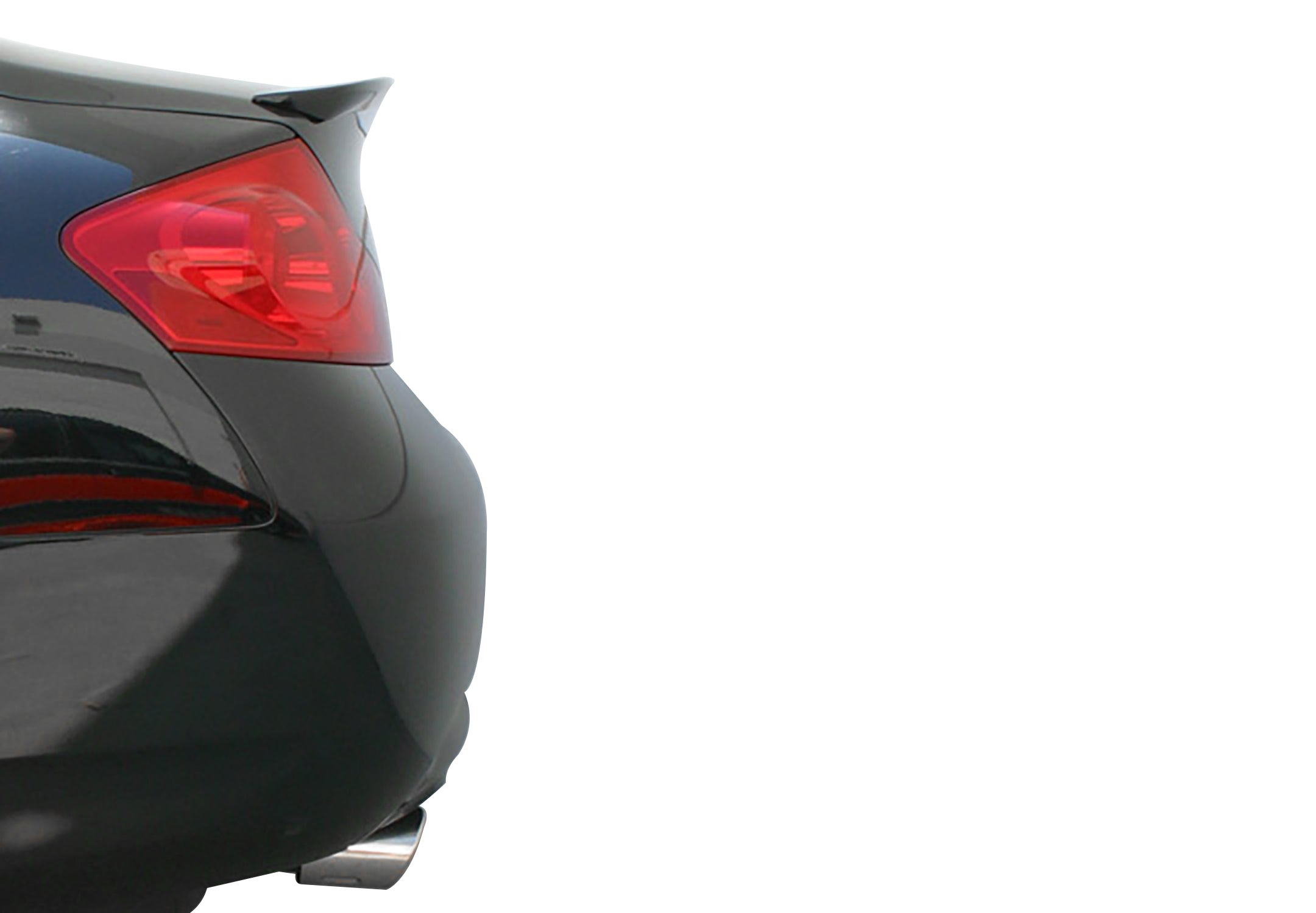 2007-2012 Infiniti G35 Sedan Rear Trunk Spoiler Without Backup Camera - 103869 - Perfect for Car Enthusiasts & Custom Upgrades