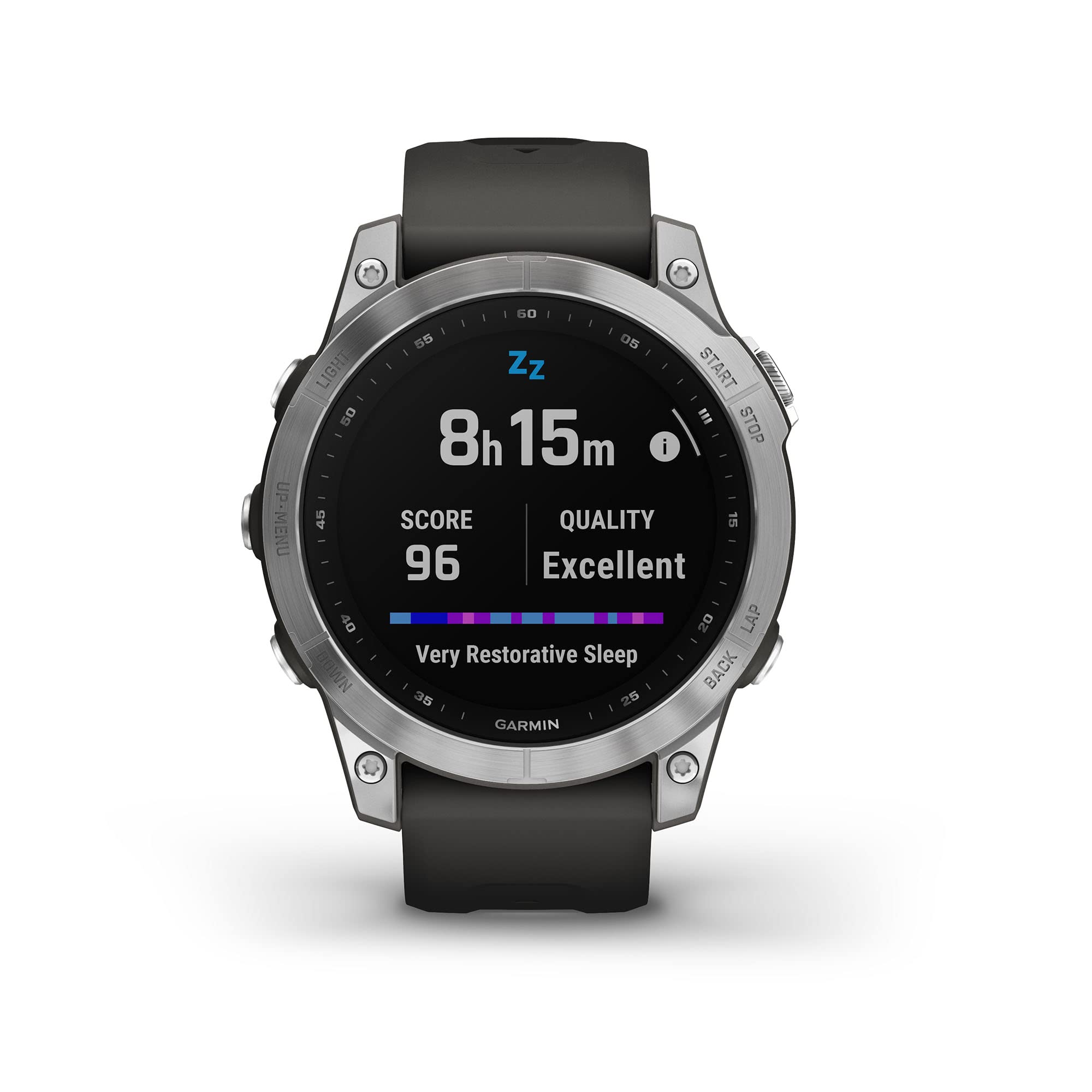 Garmin fēnix 7 Premium Multisport GPS Smartwatch - Silver/Gray Stainless Steel (Renewed) | Hiking, Running, Swimming & Outdoor Adventure Watch