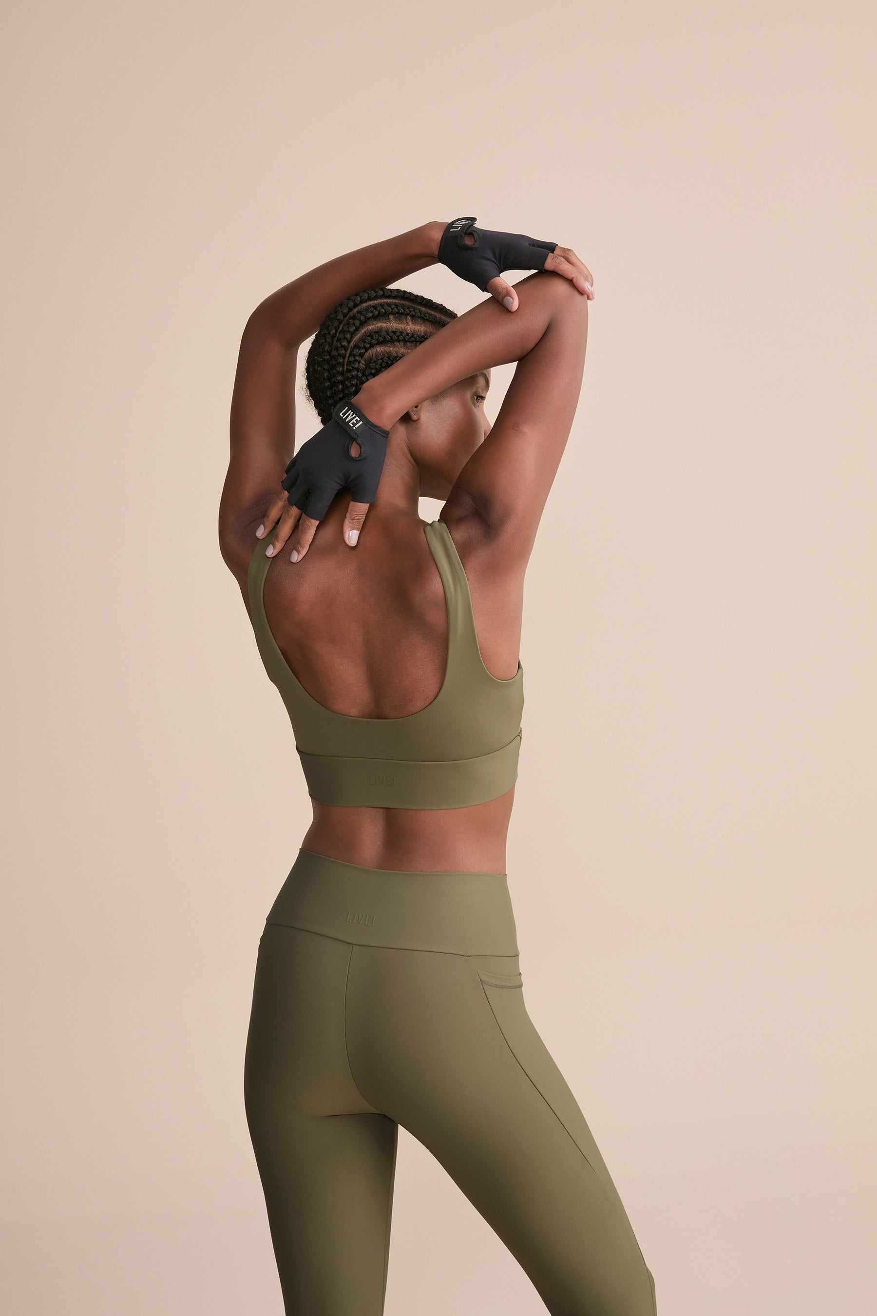 Cut Out Fit Green® Sports Bra - High Support Workout Bra for Women - Yoga, Running, Gym & Active Wear