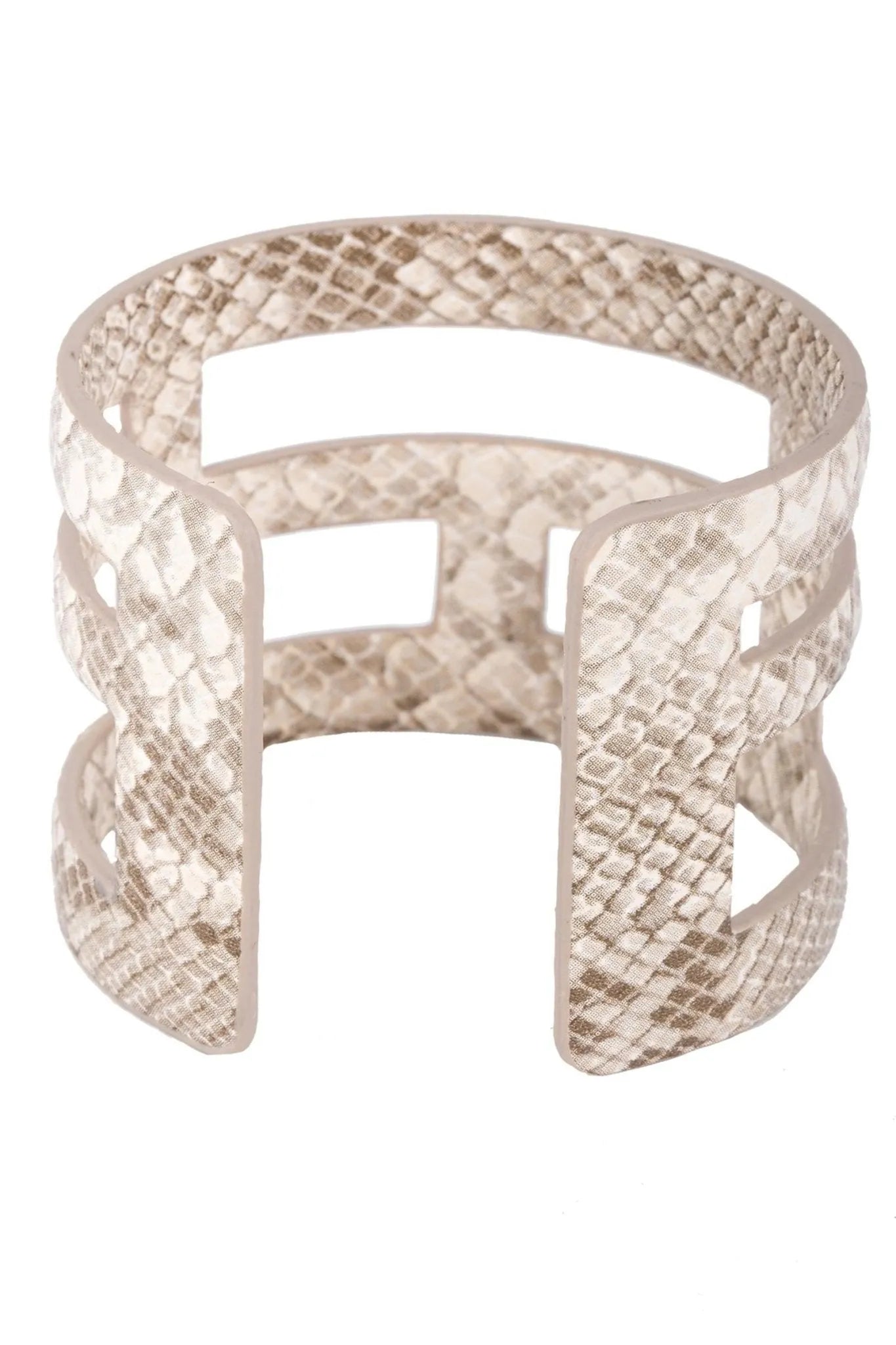 Jaanavar Animal Print Cuff Bracelet for Women - Stylish Boho Fashion Accessory for Parties, Weddings & Everyday Wear