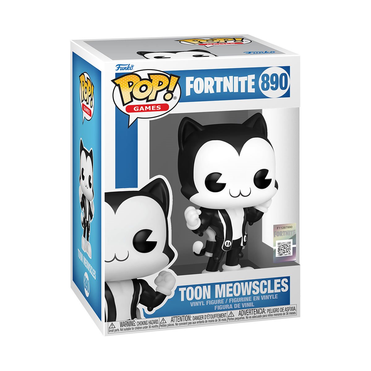 Fortnite Toon Meowscles Funko Pop! Vinyl Figure #890 - Exclusive Collectible for Gamers & Fans - Perfect for Display, Gifts, and Gaming Room Decor