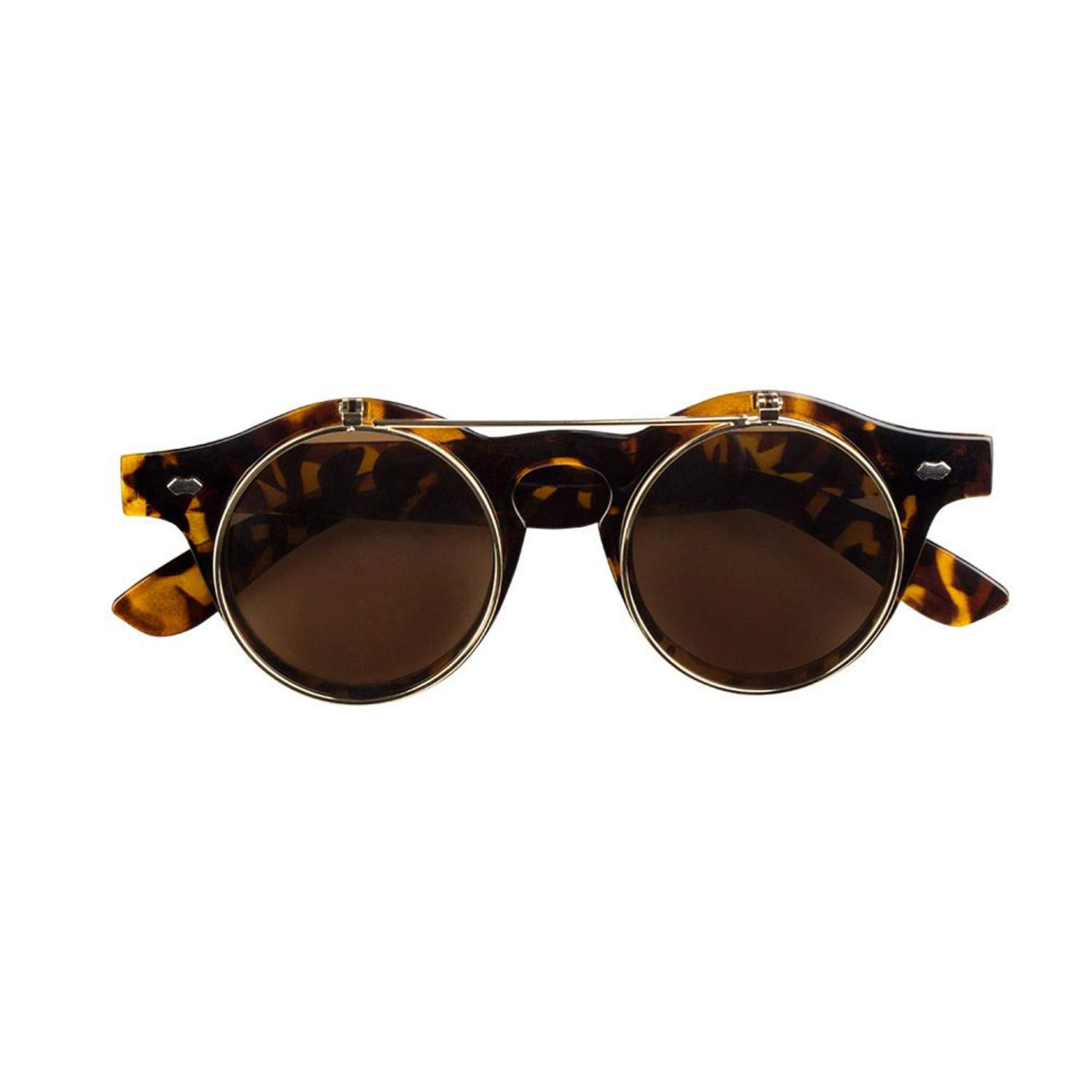 Vintage Flip-Up Reading Glasses with Spring Hinges - Lightweight & Durable for Reading, Crafts, and Outdoor Activities
