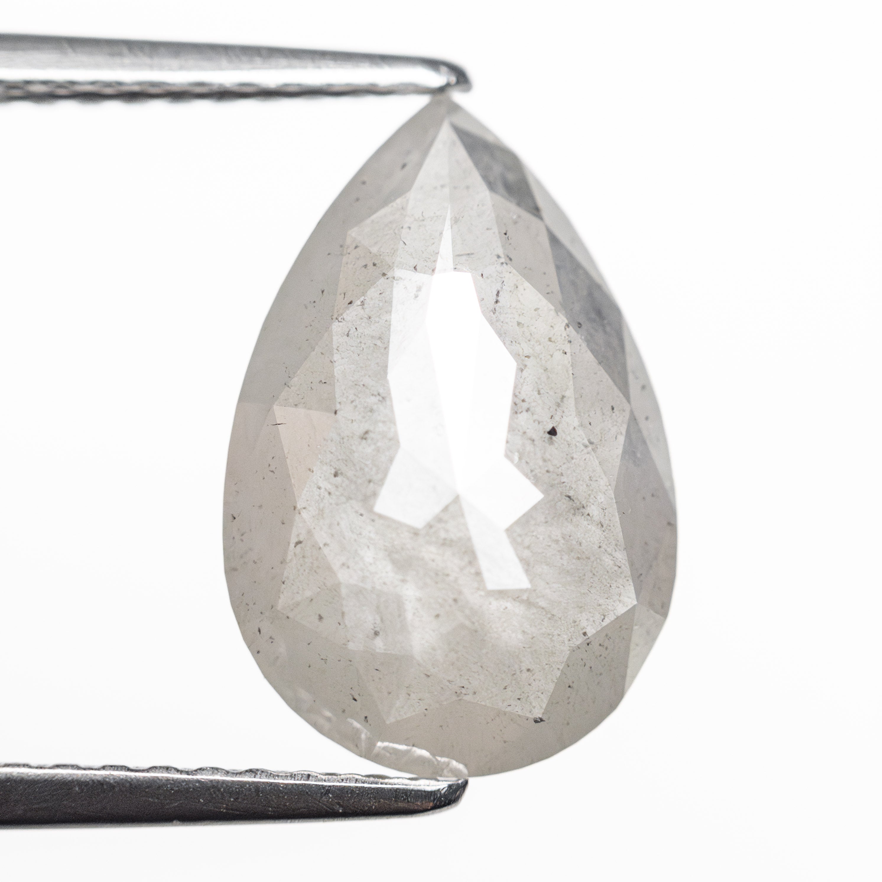 2.76ct Pear Rose Cut Gemstone - 13.06x8.52x3.08mm Natural Rose Quartz for Jewelry Making, Engagement Rings & Unique Gifts - Perfect for Bridal, Boho & Vintage Style Jewelry Designs