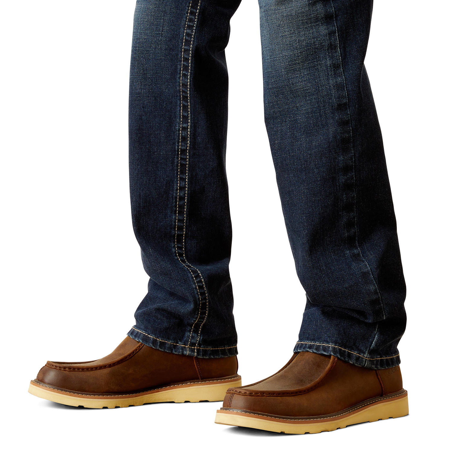 Ariat Men's M8 Modern Slim Straight Leg Ranger Pinedale Jeans - Durable Work Pants for Ranch, Farm & Outdoor Activities