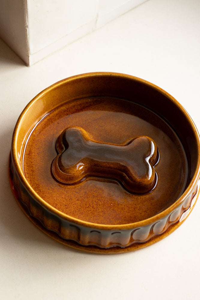 Premium Ceramic Dog Bowl - Non-Slip, Durable & Easy to Clean Pet Food Dish for Small & Large Dogs - Perfect for Indoor, Outdoor & Travel Use