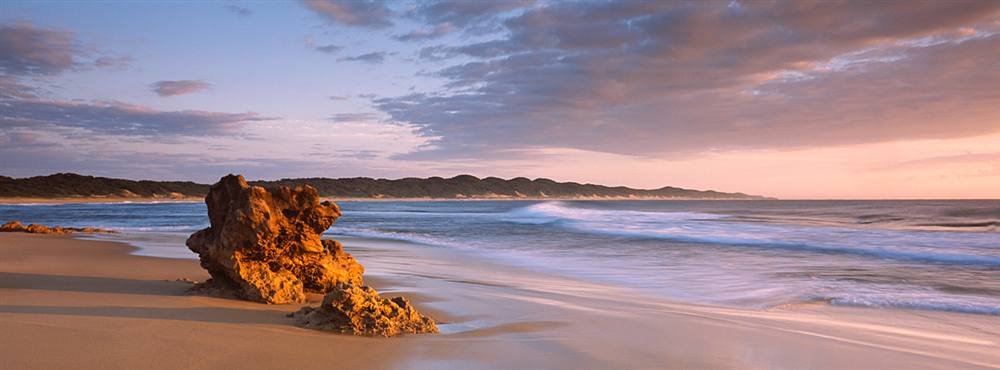 Peel & Stick Wall Mural - Rock on The Beach South Africa (60x22.25 inches) | Self-Adhesive Wallpaper for Living Room, Bedroom & Office Decor