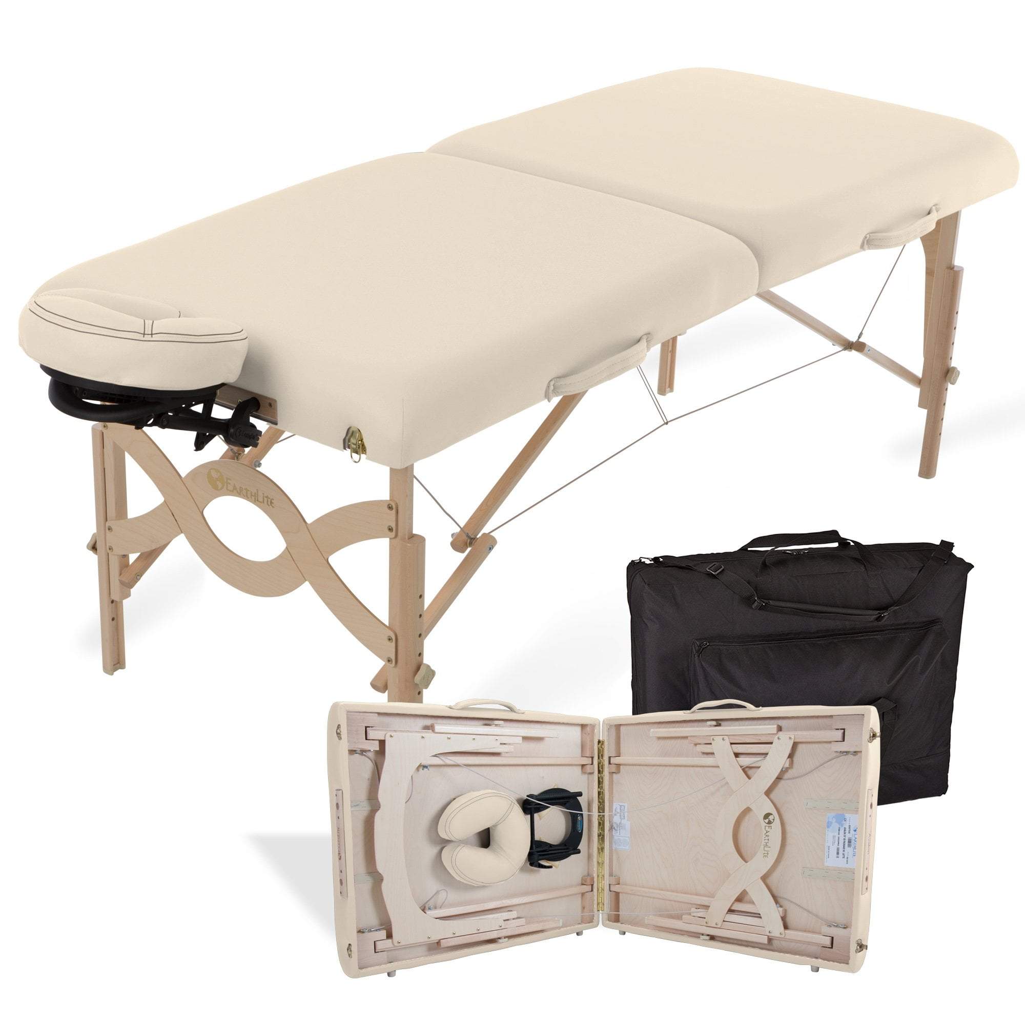 Earthlite Avalon XD Professional Massage Table with Flat Top - Portable & Adjustable for Home, Spa, and Clinic Use - Perfect for Therapists & Athletes