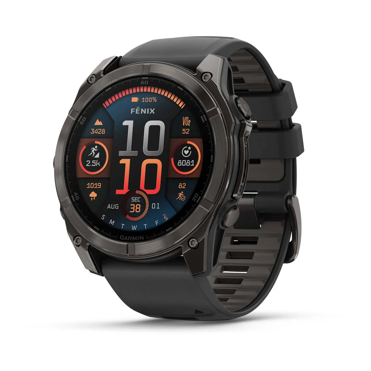 Garmin Fenix 8 AMOLED 51mm GPS Smart Watch - Multisport Fitness Tracker with Heart Rate Monitor, Sleep Tracking & Waterproof Design - Perfect for Running, Hiking & Outdoor Adventures