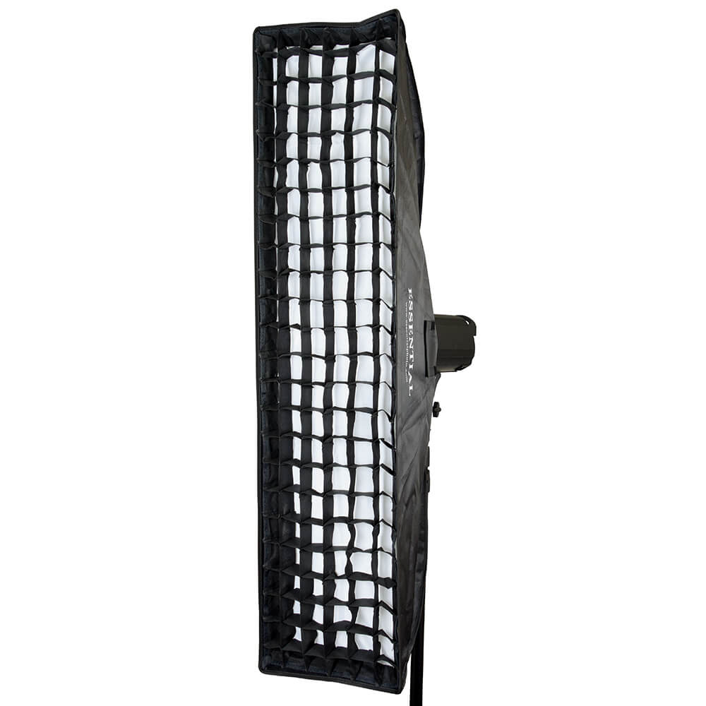 Super Large Strip Softbox & Honeycomb Grid (30x120cm) - Professional Photography Lighting for Studio, Portrait, and Product Shots