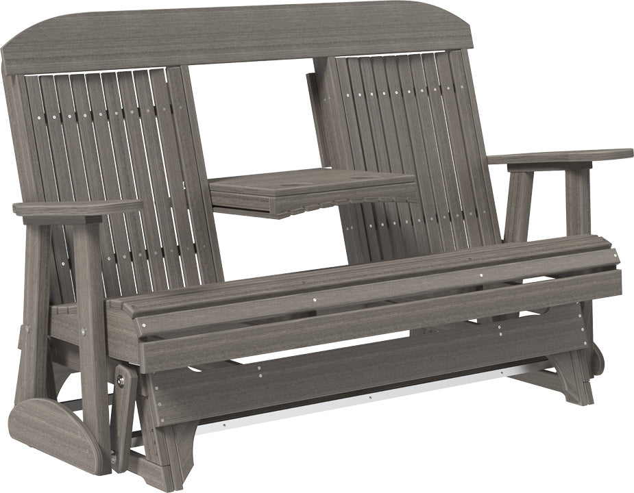 LuxCraft 5-Foot Classic Glider Rocking Chair - Perfect for Nursery, Bedroom, or Porch Relaxation | Comfortable & Stylish Seating for Parents & Seniors