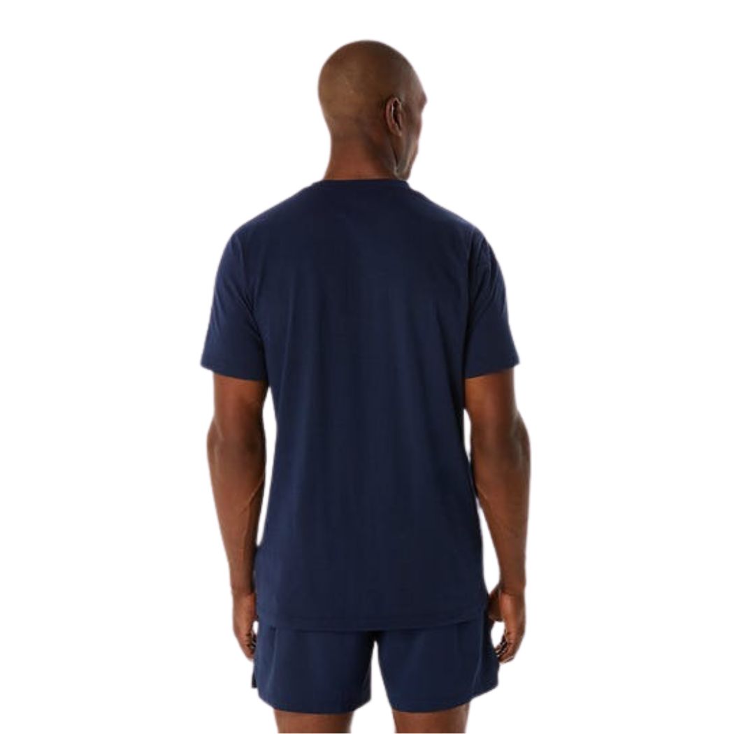 ASICS Seasonal Graphic Men's T-Shirt - Lightweight Cotton Short Sleeve Casual Tee for Running, Gym & Everyday Wear