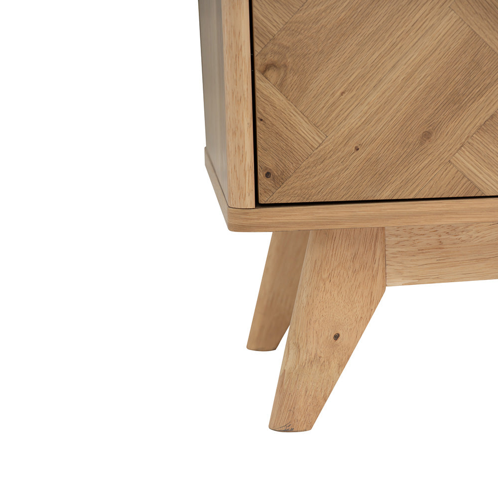 LOFTUS 180cm Oak Sideboard Buffet Cabinet - Stylish Storage for Dining Room, Living Room & Entryway
