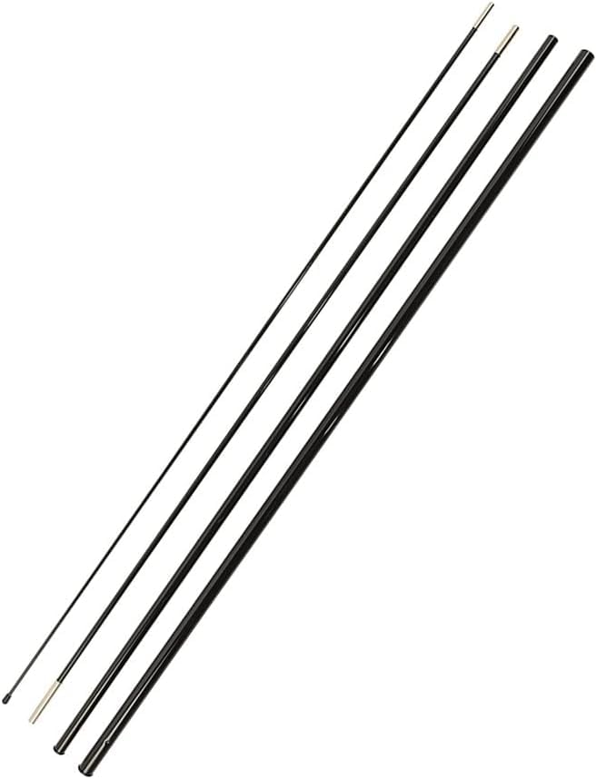 Windless Feather Flag Pole Kit - 8FT Teardrop & Swooper Flag Set for Business Advertising | Includes 4 Flagpoles, Ground Spike & Canvas Carry Bag | Perfect for Storefronts, Car Dealerships, Trade Shows & Outdoor Events