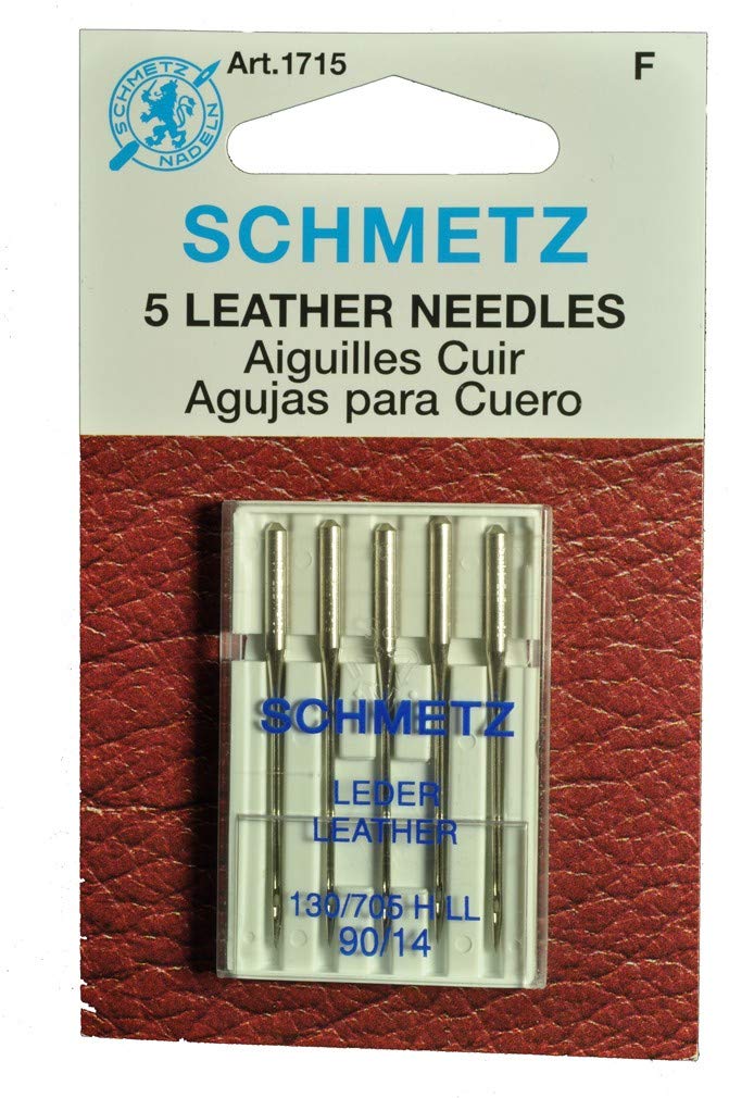 SCHMETZ Universal Sewing Machine Needles for Leather, Denim & Heavy Fabrics - Perfect for Upholstery, Bags & DIY Crafts