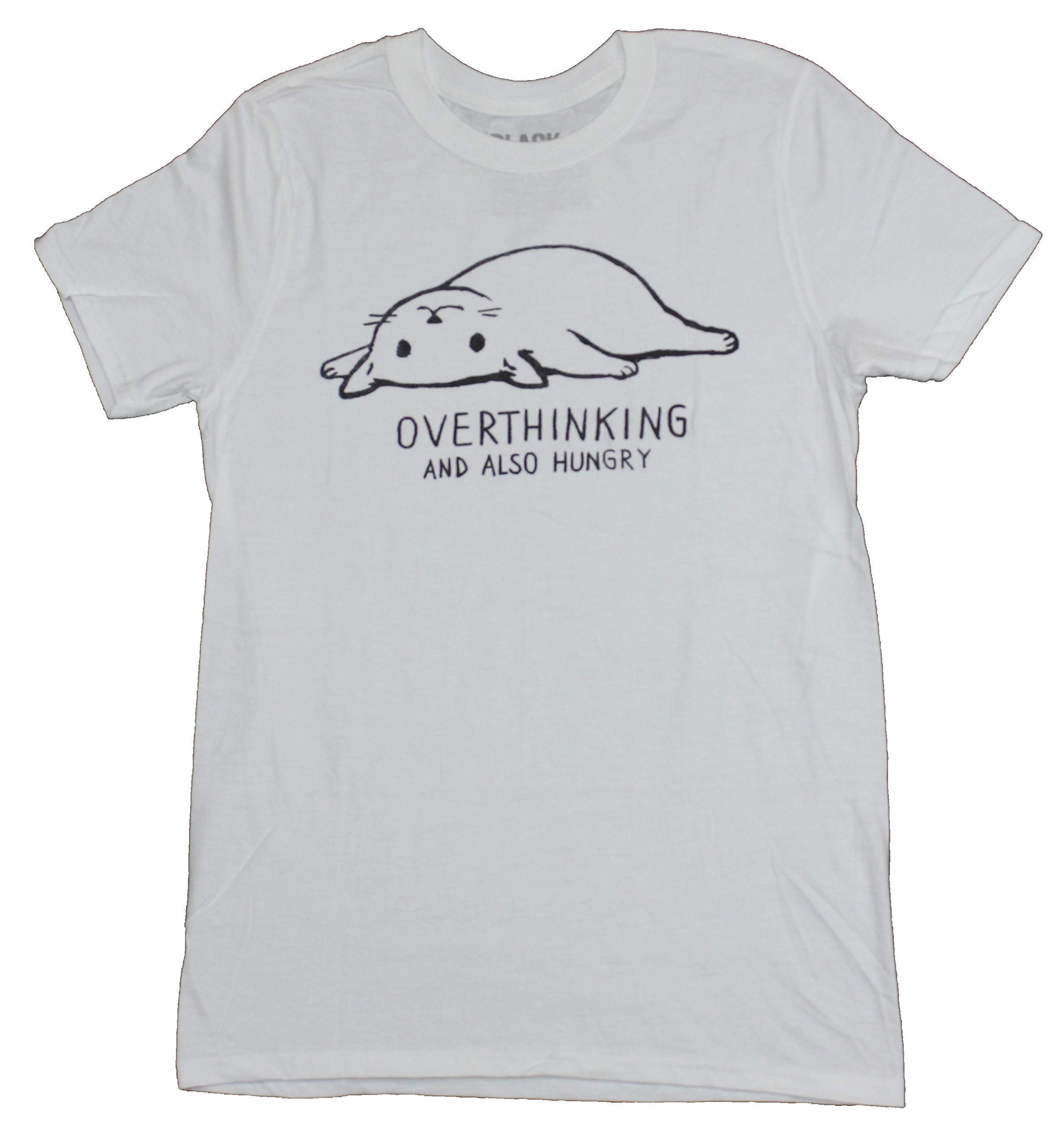 Black Matter Men's T-Shirt - Overthinking Fox Design, Soft Cotton Tee for Casual Wear, Street Style, and Everyday Comfort