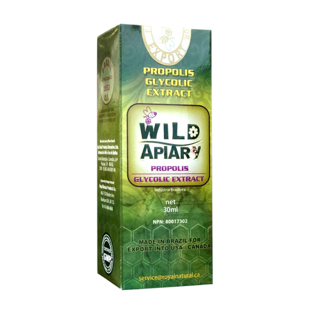 85% Non-Alcoholic Bee Propolis Liquid Extract - 15 Bottles Wild Apiary Green Propolis Glycolic Extract | Alcohol-Free, Wax-Free, Sugar-Free | Immune Support & Natural Wellness Supplement for Daily Use