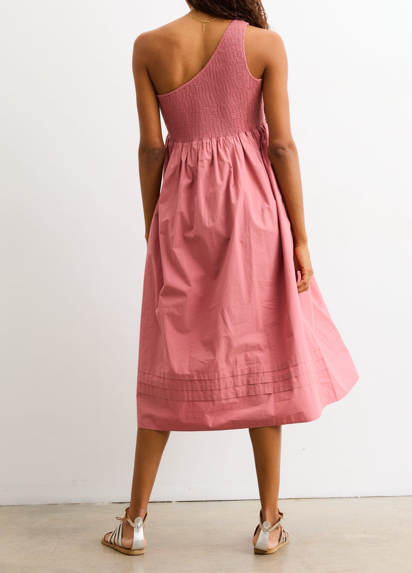 The Kendra Dress - Women's Floral Summer Midi Dress with Short Sleeves & Belt | Perfect for Beach Vacations, Date Nights & Casual Outings