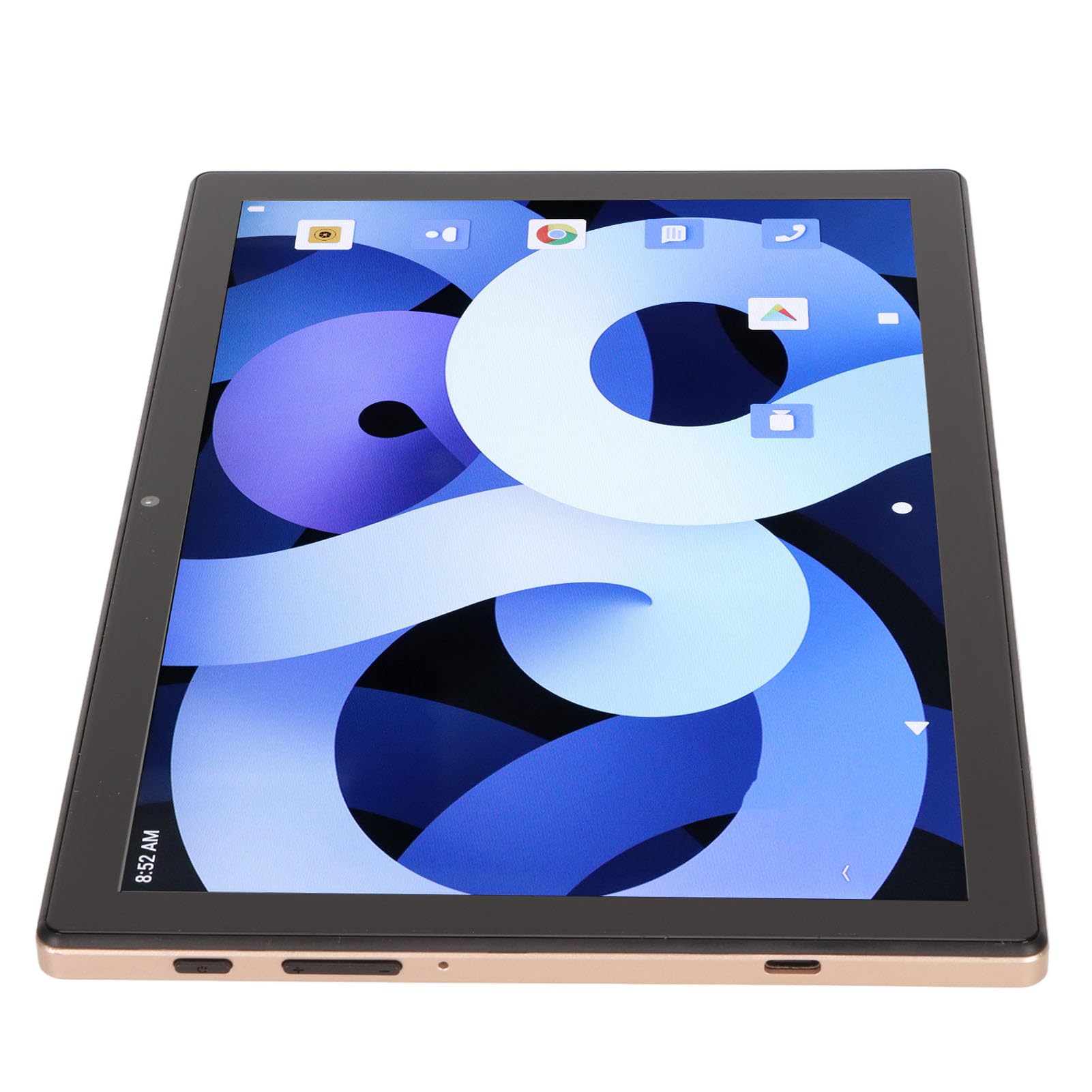 KAKAKE 10.1 Inch Android Tablet - 12GB RAM 512GB Storage, Dual SIM Dual Standby, HD Display for Video Learning & Online Classes (Gold) | Perfect for Students, Remote Work & Entertainment