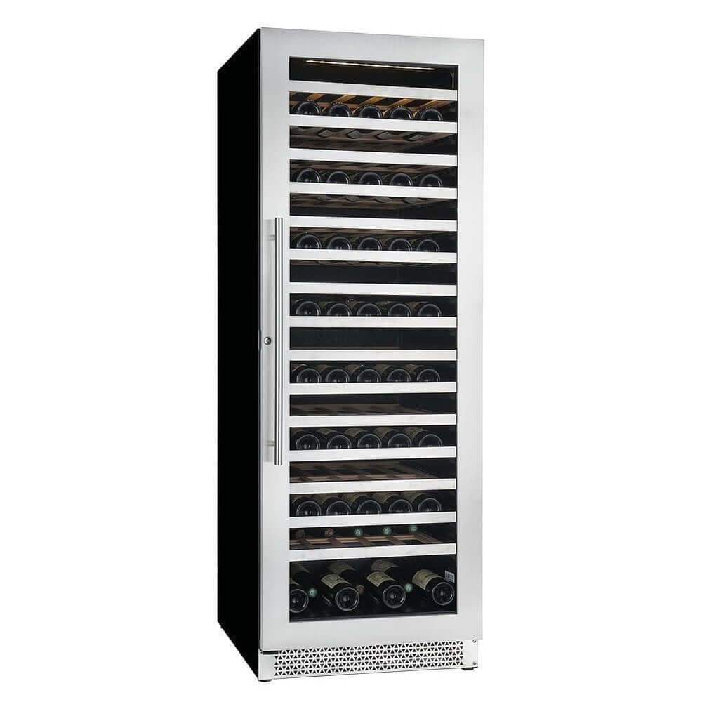 Cavavin Vinoa Collection 24 Inch Stainless Steel Wine Cooler - 163 Bottle Capacity (V 163WSZ) | Freestanding Wine Fridge for Home, Restaurant & Bar Use