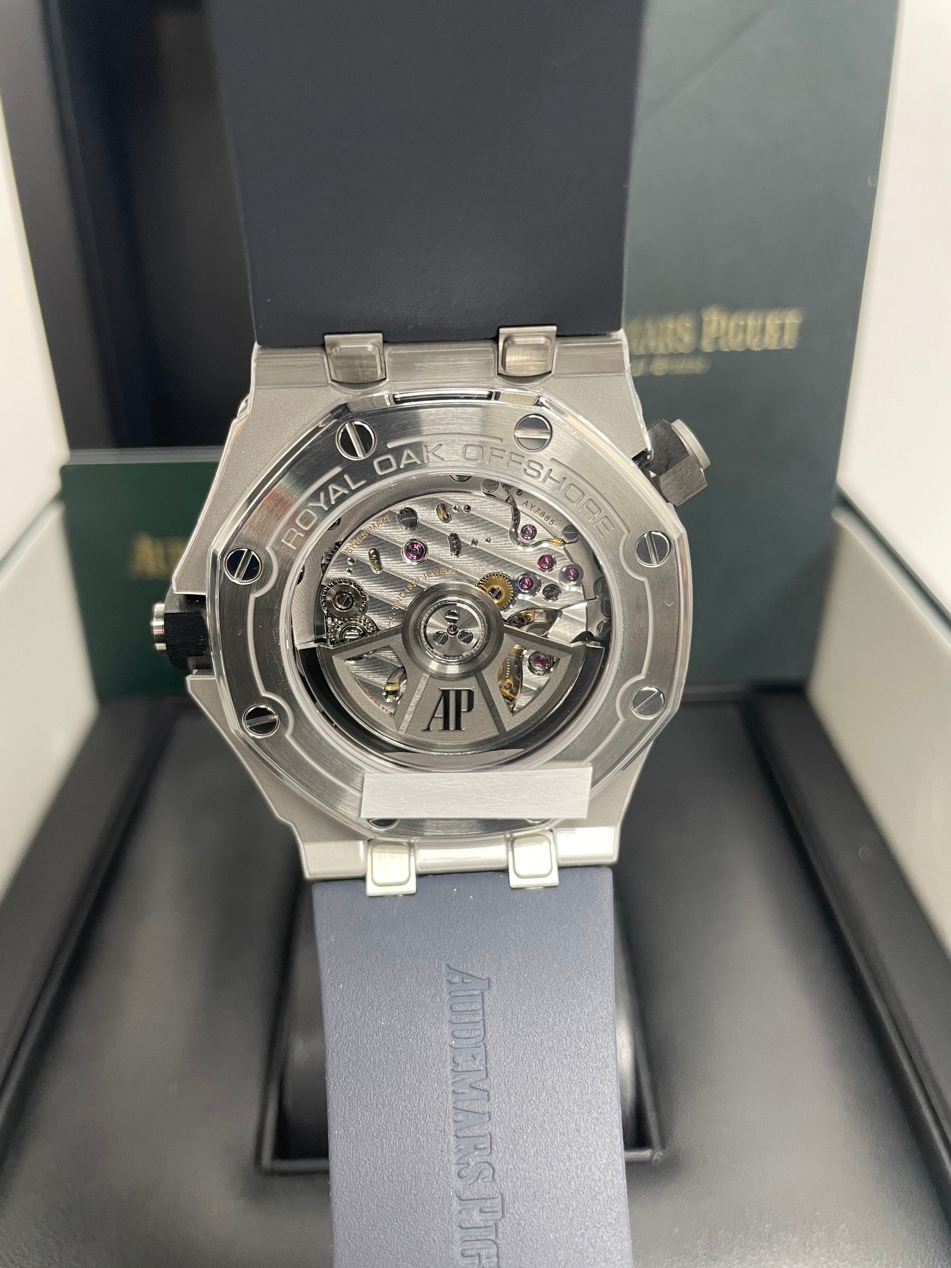 Audemars Piguet Royal Oak Offshore Diver Men's Watch - Blue Dial Stainless Steel 15720ST.OO.A027CA.01 - Luxury Dive Watch for Water Sports & Formal Occasions